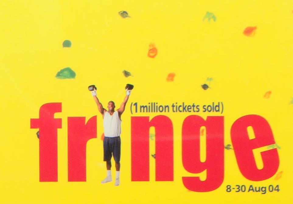 THREE EDINBURGH FRINGE FESTIVAL POSTERS - 2003, 2004, 2005 - Image 3 of 13