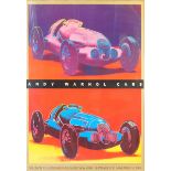 ANDY WARHOL CARS 1988 GUGGENHEIM EXHIBITION POSTER