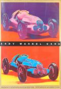 ANDY WARHOL CARS 1988 GUGGENHEIM EXHIBITION POSTER