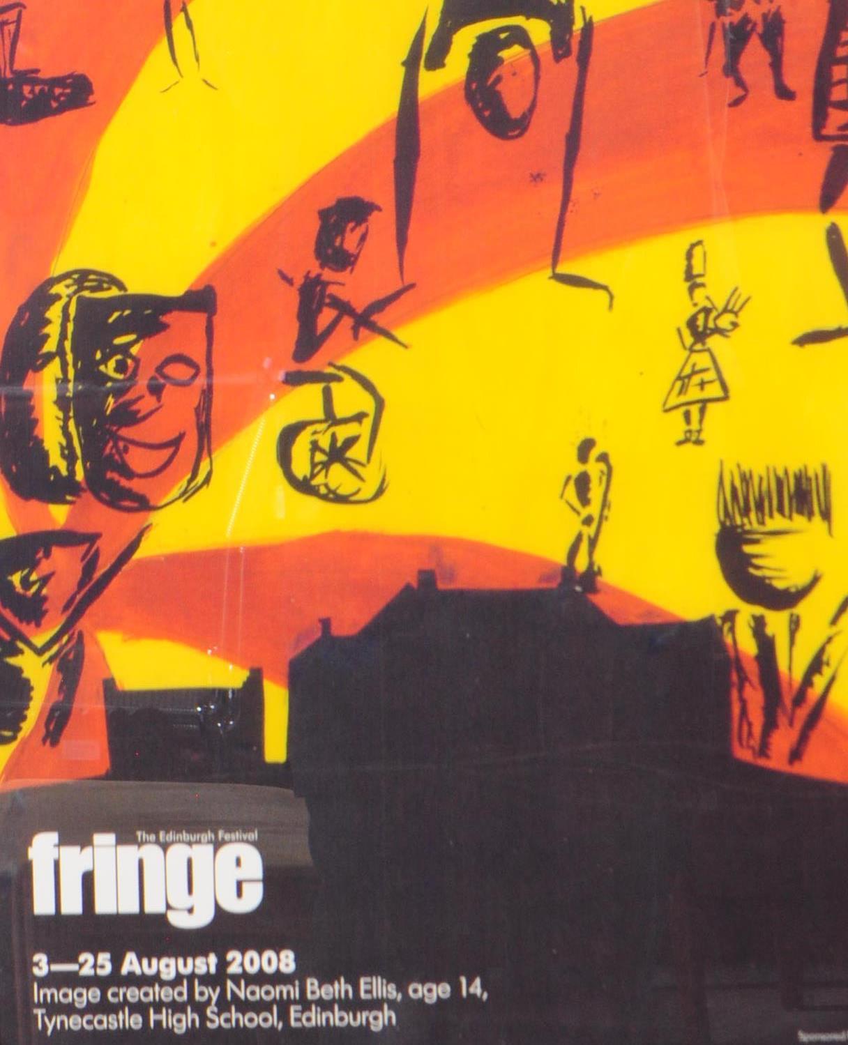 FOUR EDINBURGH FRINGE FESTIVAL POSTERS - 2006, 2007, 2008 & 2009 - Image 18 of 20