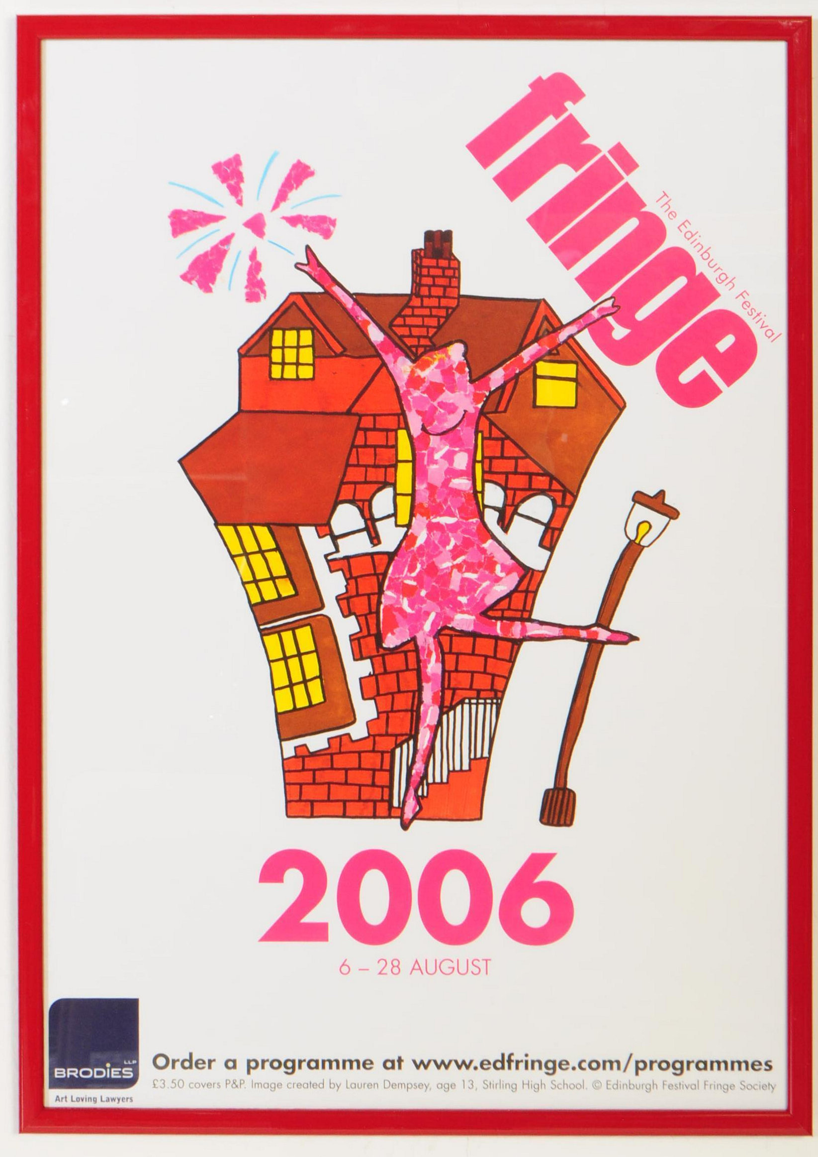 FOUR EDINBURGH FRINGE FESTIVAL POSTERS - 2006, 2007, 2008 & 2009 - Image 12 of 20