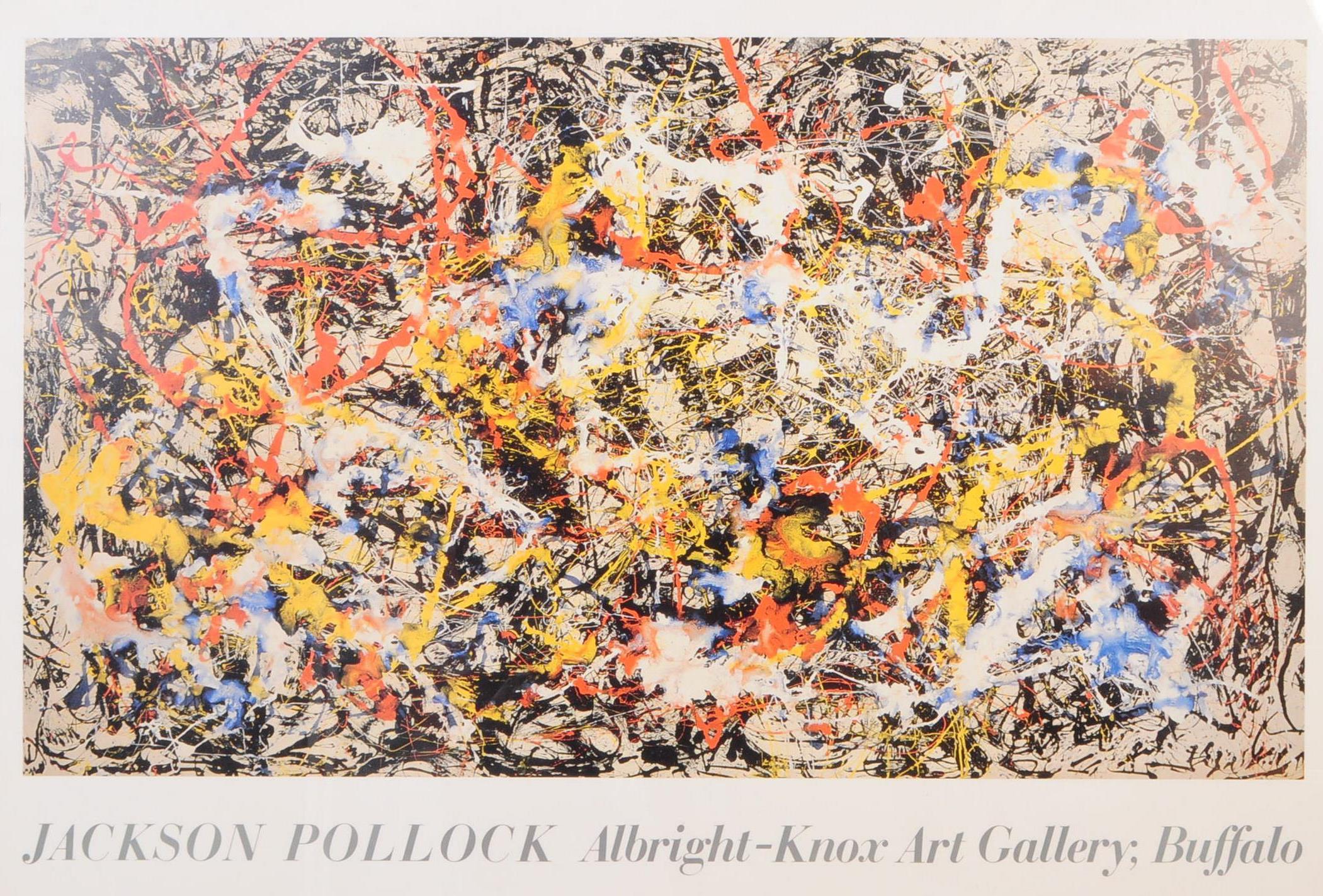 1988 JACKSON POLLOCK ALBRIGHT-KNOX GALLERY POSTER