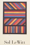 SOL LEWITT PRINT ON BOARD EXHIBITION POSTER