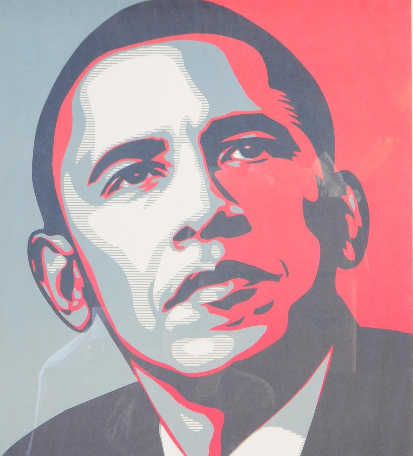 ORIGINAL SHEPARD FAIREY OBAMA HOPE CAMPAIGN POSTER - Image 3 of 5