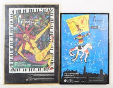 TWO EDINBURGH FRINGE FESTIVAL POSTERS - 1994 & 1996