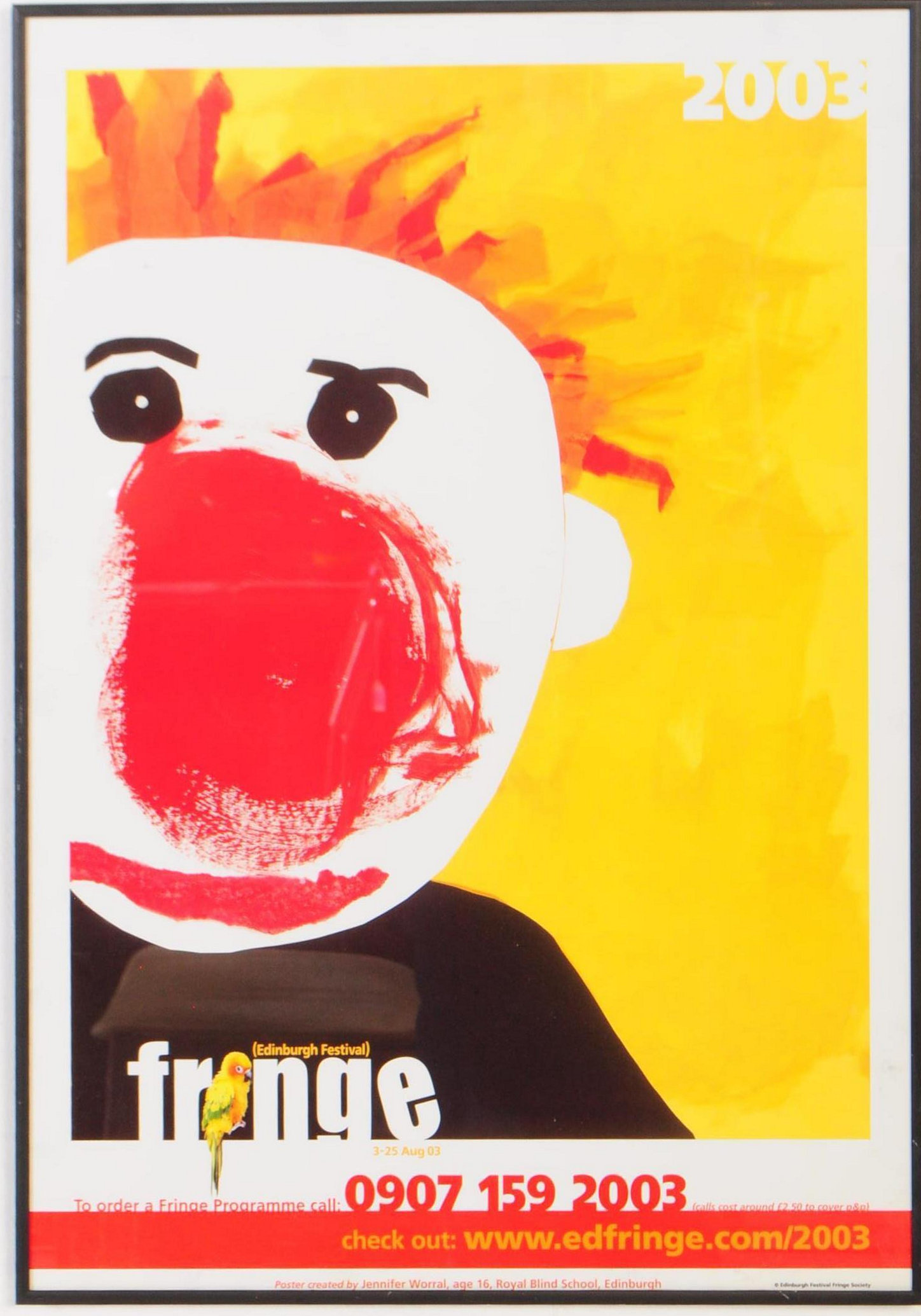 THREE EDINBURGH FRINGE FESTIVAL POSTERS - 2003, 2004, 2005 - Image 10 of 13