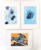 THREE GUDRUN KUTTER ULTRASTRUCTURE LIMITED EDITION PRINTS