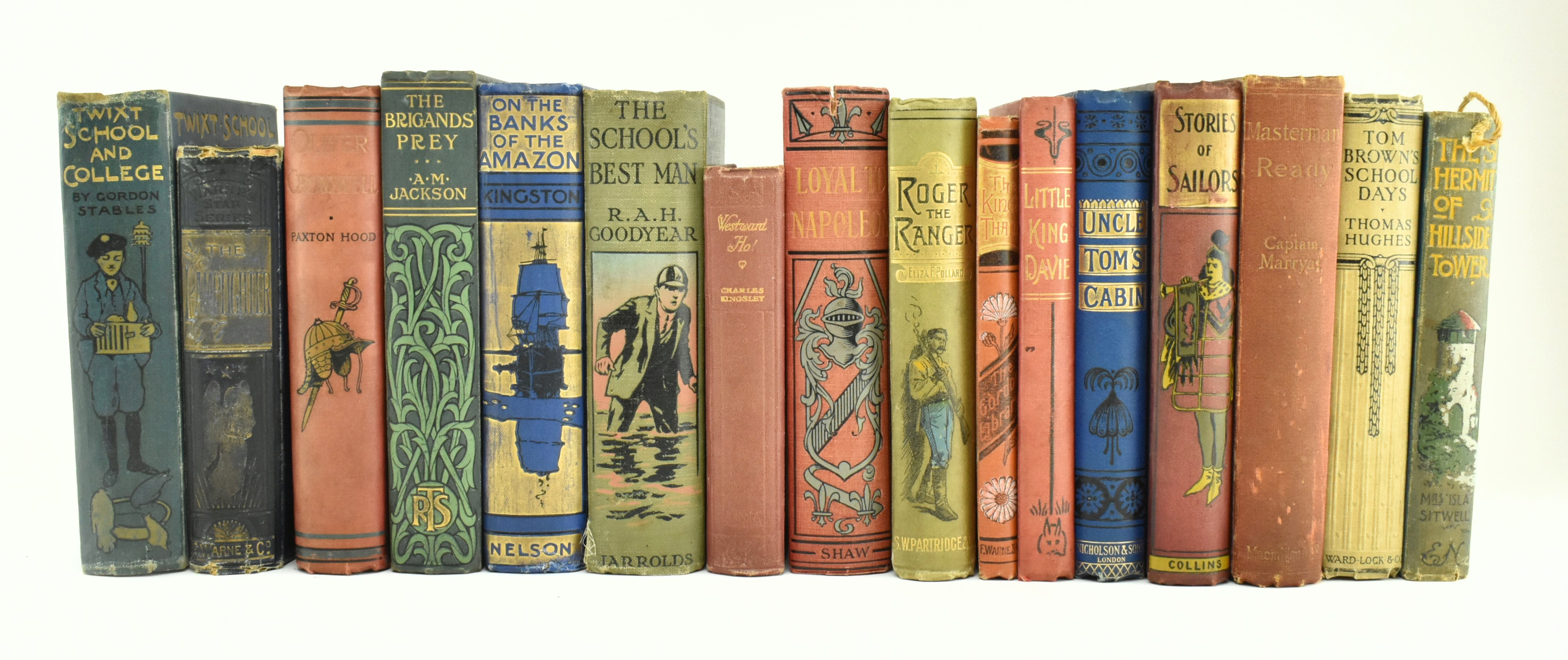 COLLECTION OF VICTORIAN & EDWARDIAN DECORATIVE CLOTH BOOKS