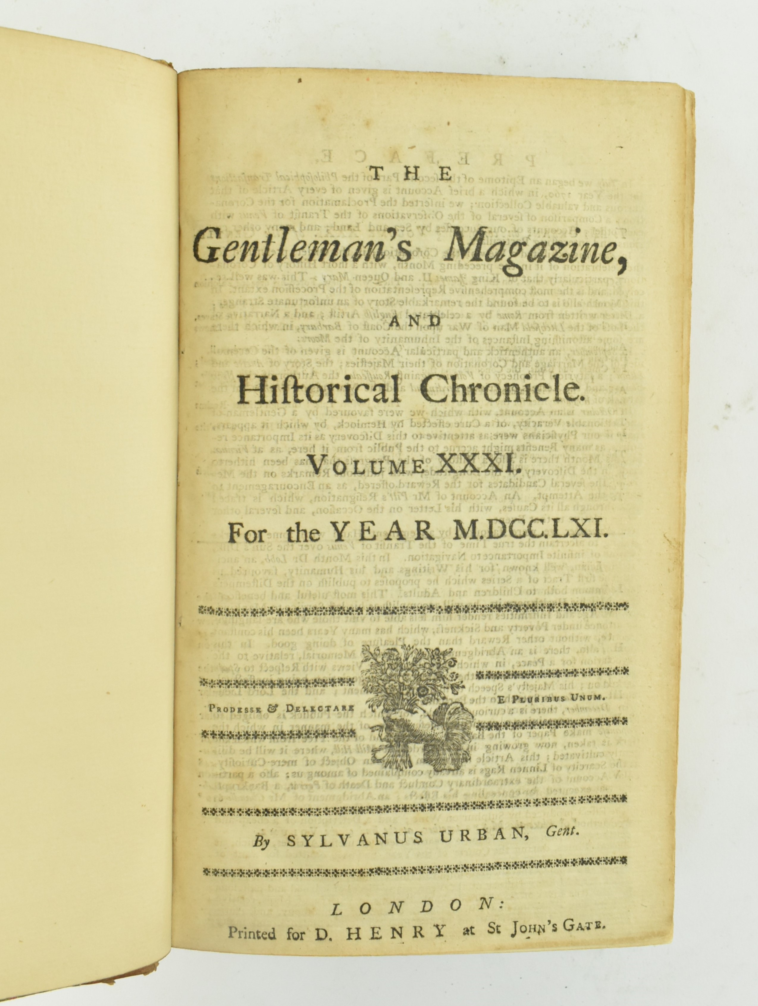 1761 THE GENTLEMAN'S MAGAZINE VOLUME XXXI, ILLUSTRATED - Image 3 of 6