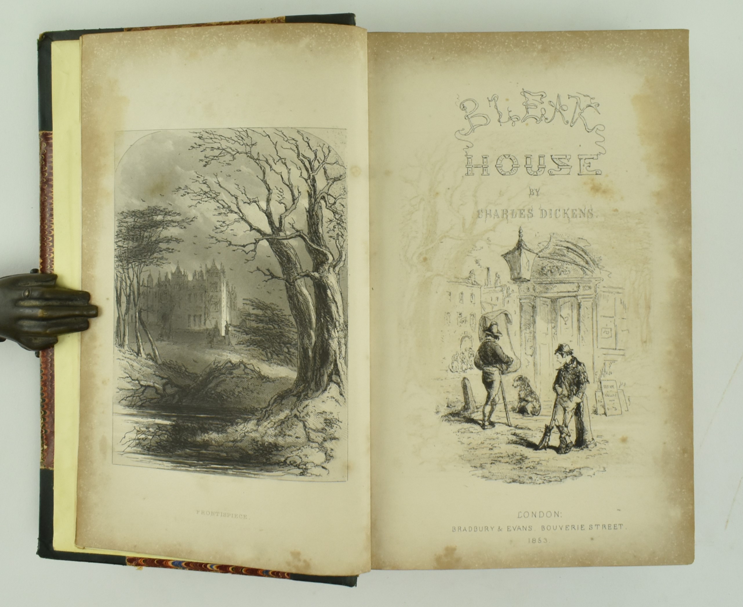 DICKENS, CHARLES. BLEAK HOUSE FIRST EDITION BOUND FROM PARTS - Bild 3 aus 8