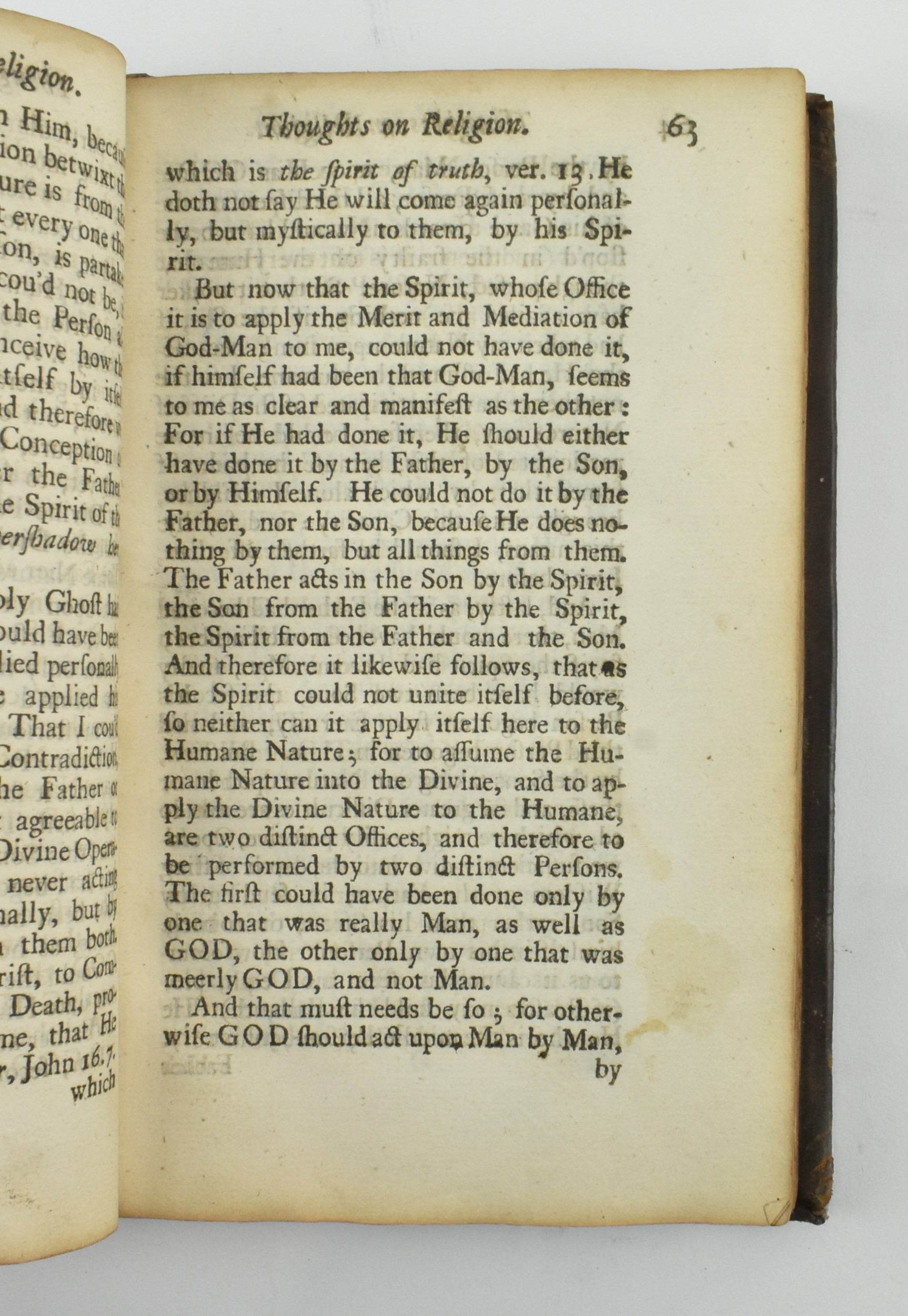 BEVERIDGE, WILLIAM. 1709 PRIVATE THOUGHTS UPON RELIGION - Image 5 of 7