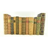 BINDINGS. COLLECTION OF VICTORIAN & LATER GILT LEATHER BINDINGS