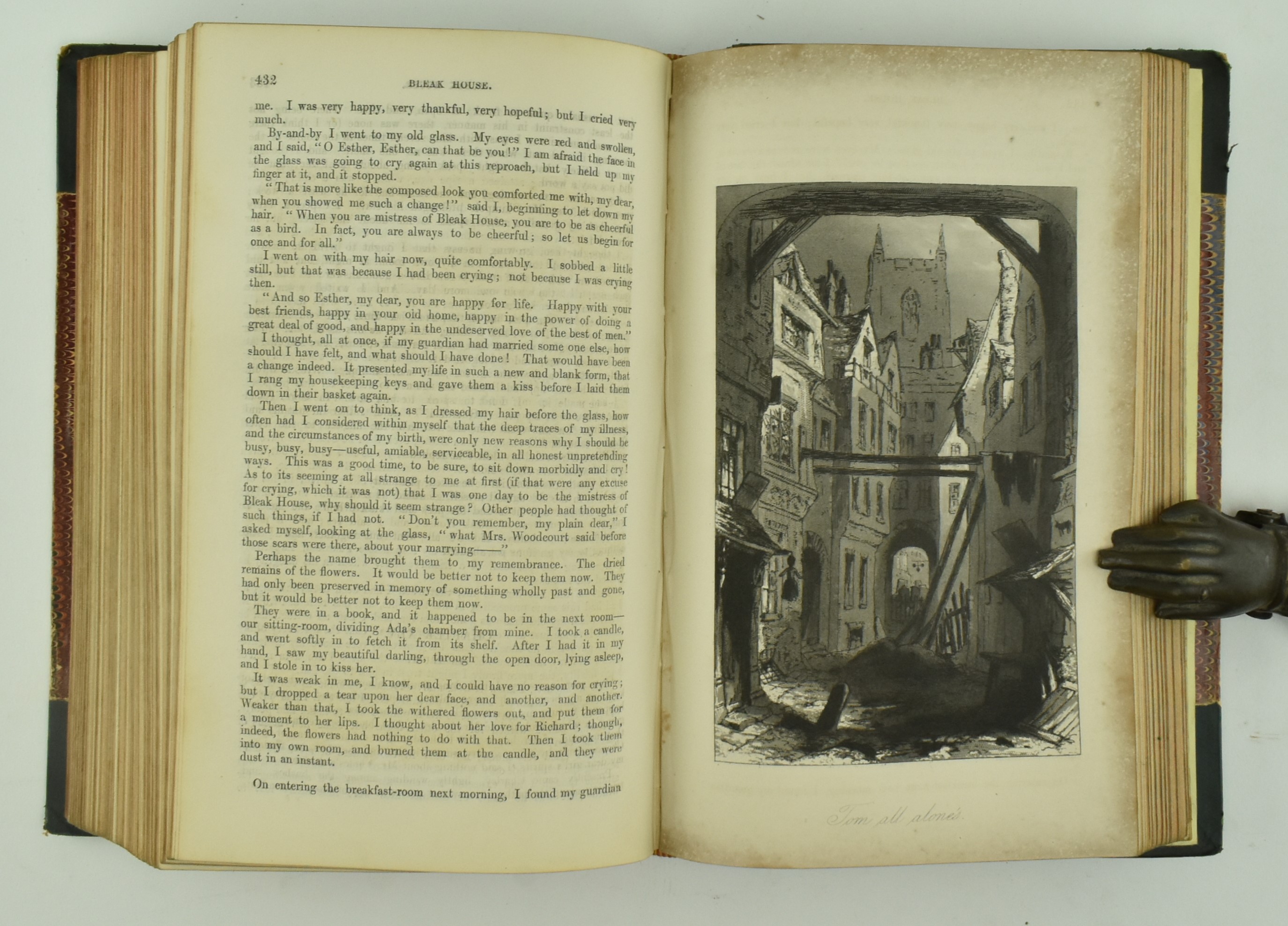 DICKENS, CHARLES. BLEAK HOUSE FIRST EDITION BOUND FROM PARTS - Image 7 of 8
