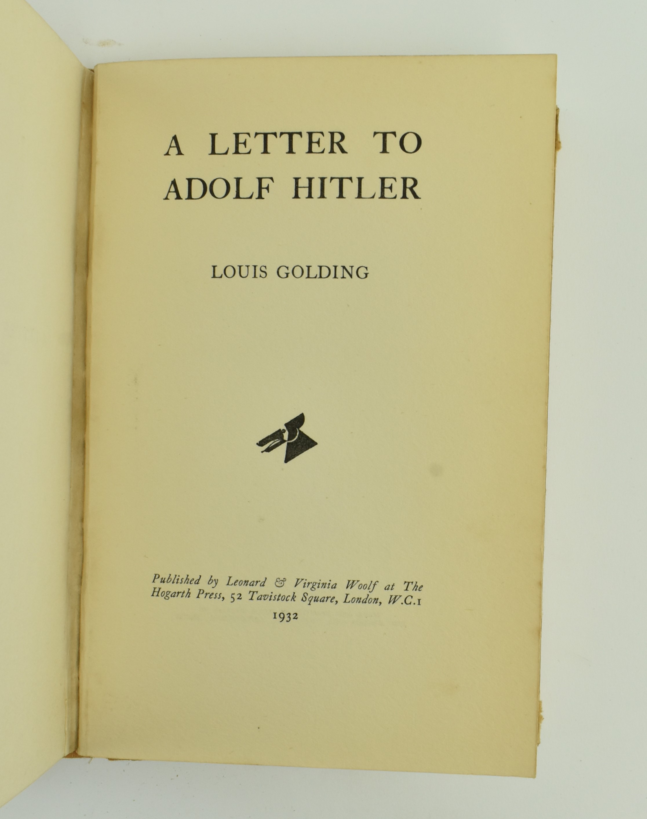 HOGARTH PRESS. 1933 THE HOGARTH LETTERS, ONE OF 500 COPIES - Image 7 of 7