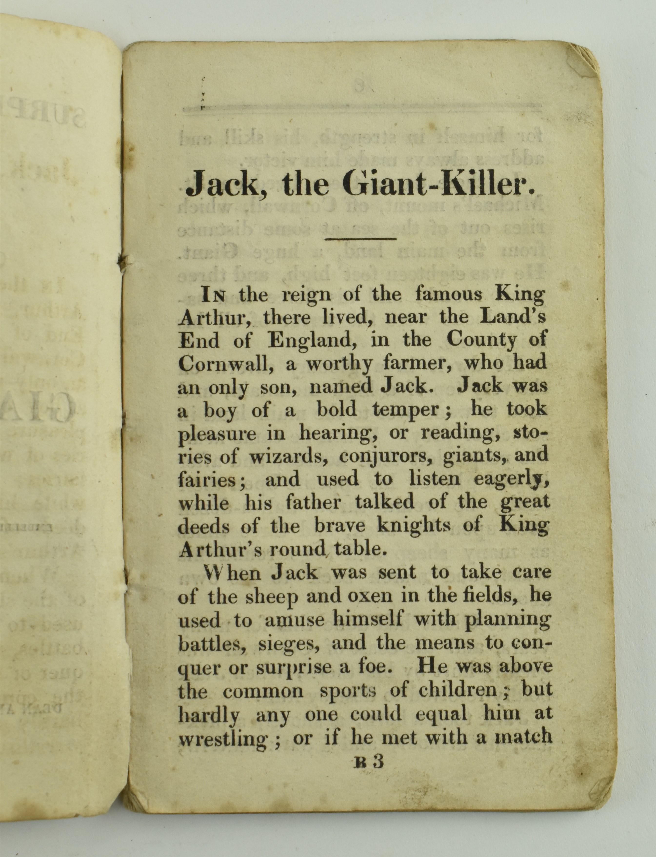 CHAPBOOK. CIRCA 1820 THE HISTORY OF JACK THE GIANT KILLER - Image 3 of 8