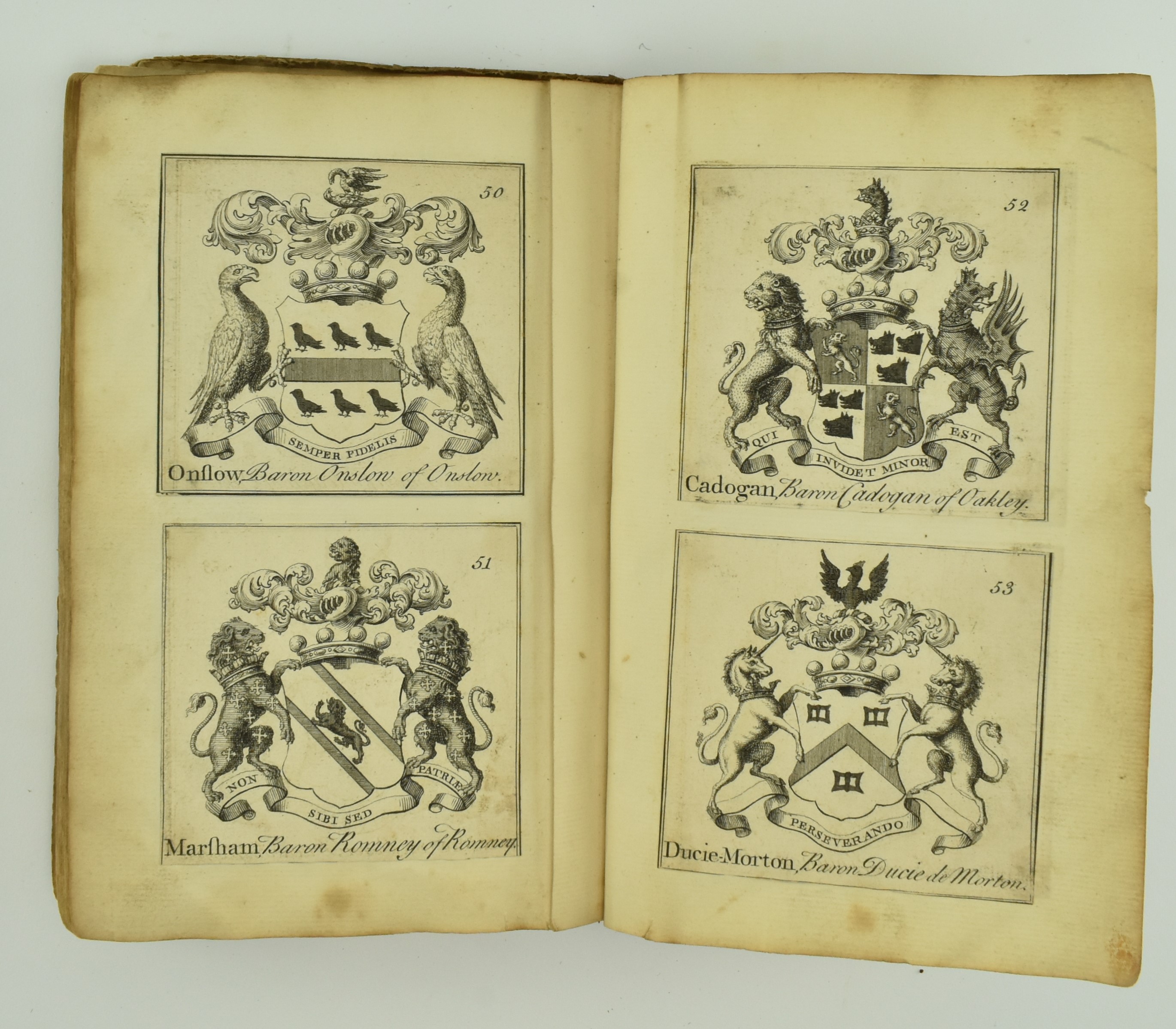 HARDING, SAMUEL. 1741 COATS OF ARMS OF NOBILITY OF ENGLAND - Bild 6 aus 7