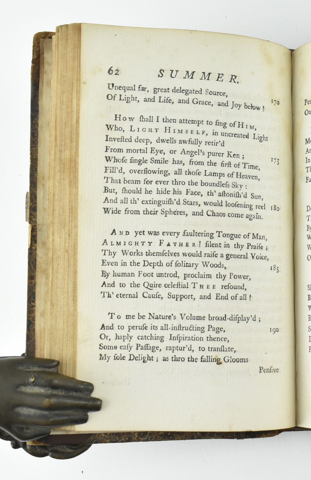 1750 THE WORKS OF JAMES THOMSON IN FOUR VOLUMES - Bild 4 aus 6