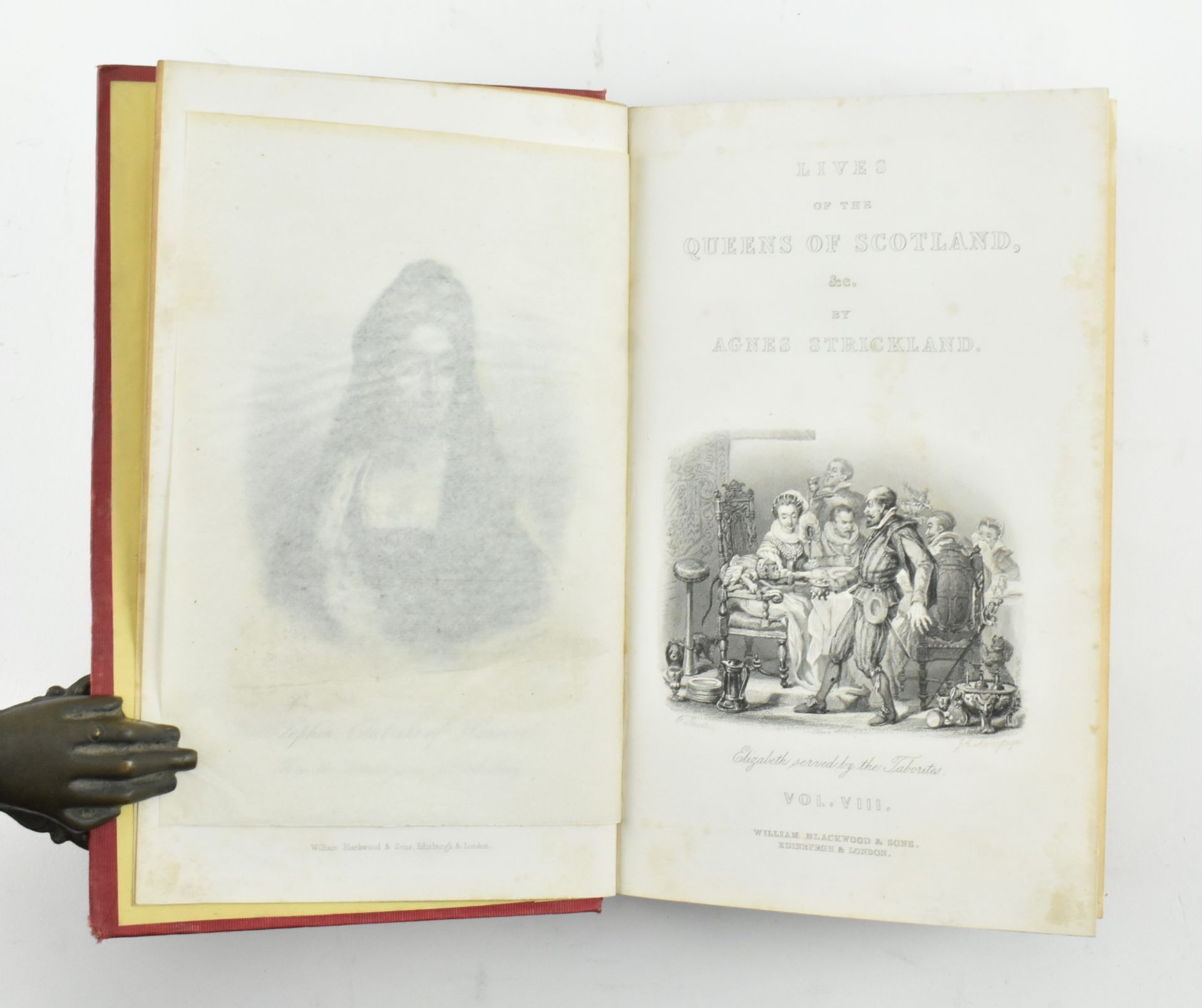 STRICKLAND, AGNES. THE QUEENS OF SCOTLAND IN EIGHT VOLUMES - Image 9 of 10