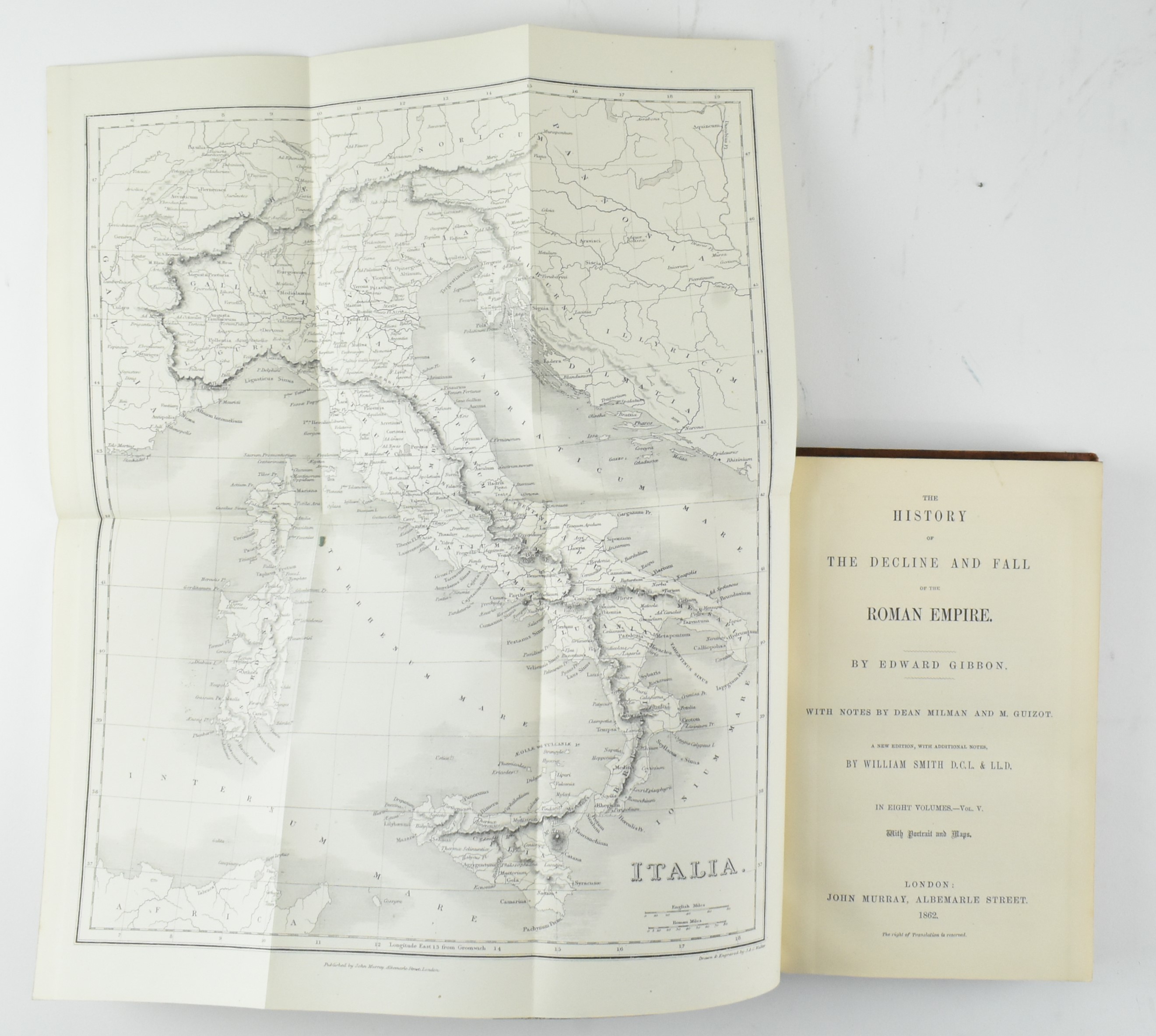 GIBBON, EDWARD. 1862 8VOL DECLINE AND FALL OF THE ROMAN EMPIRE - Bild 4 aus 8