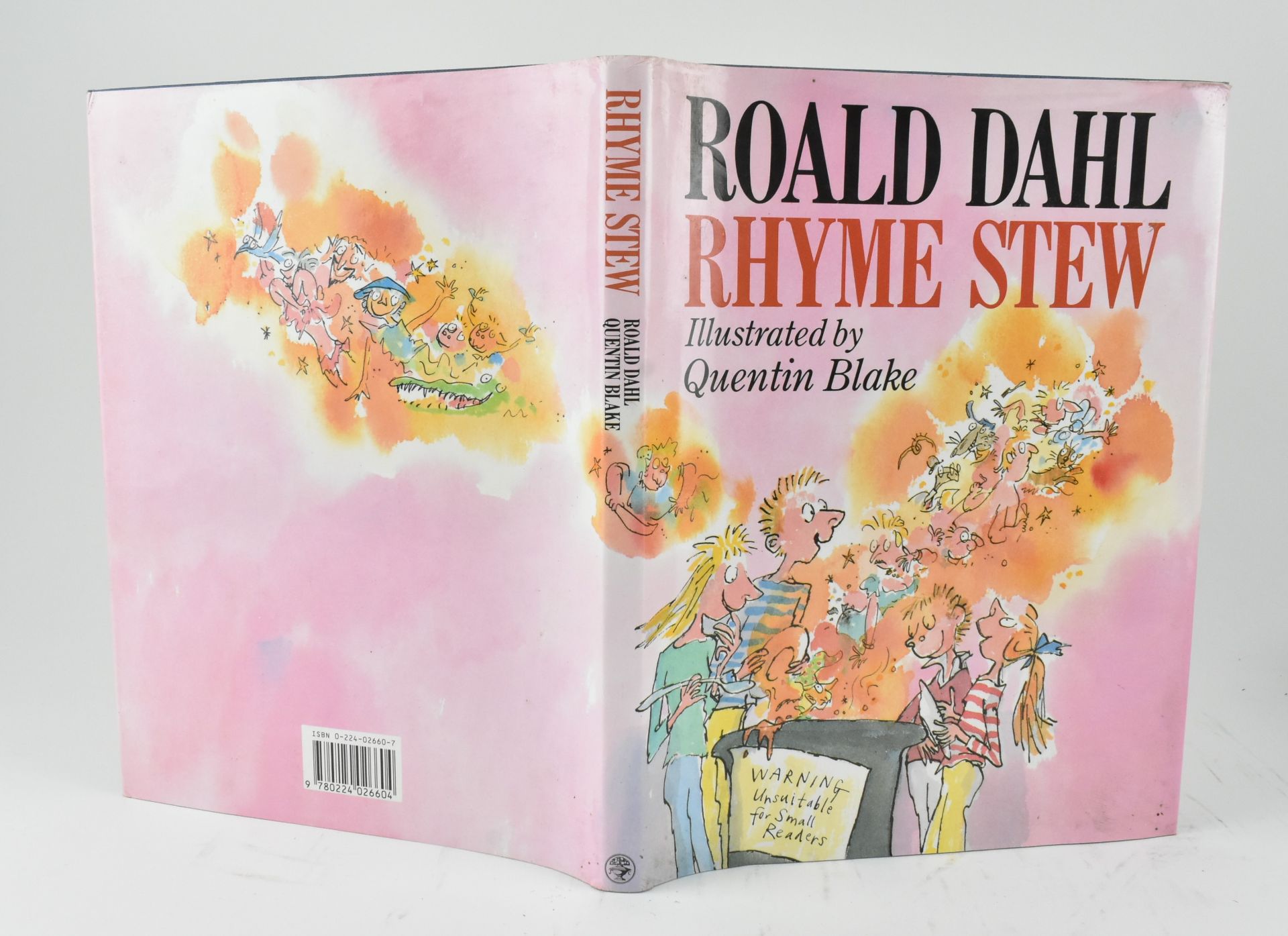 DAHL, ROALD. SIGNED FIRST EDITION OF RHYME STEW IN DUSTWRAPPER - Image 2 of 9