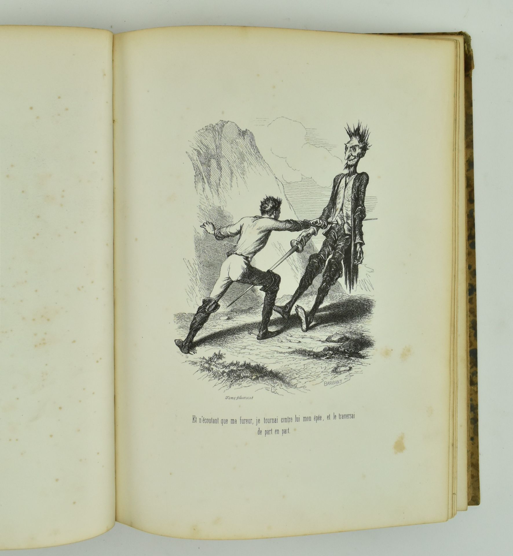 JOHANNOT, TONY. 1843 VOYAGE OU IL VOUS PLAIRA FIRST EDITION - Image 5 of 6