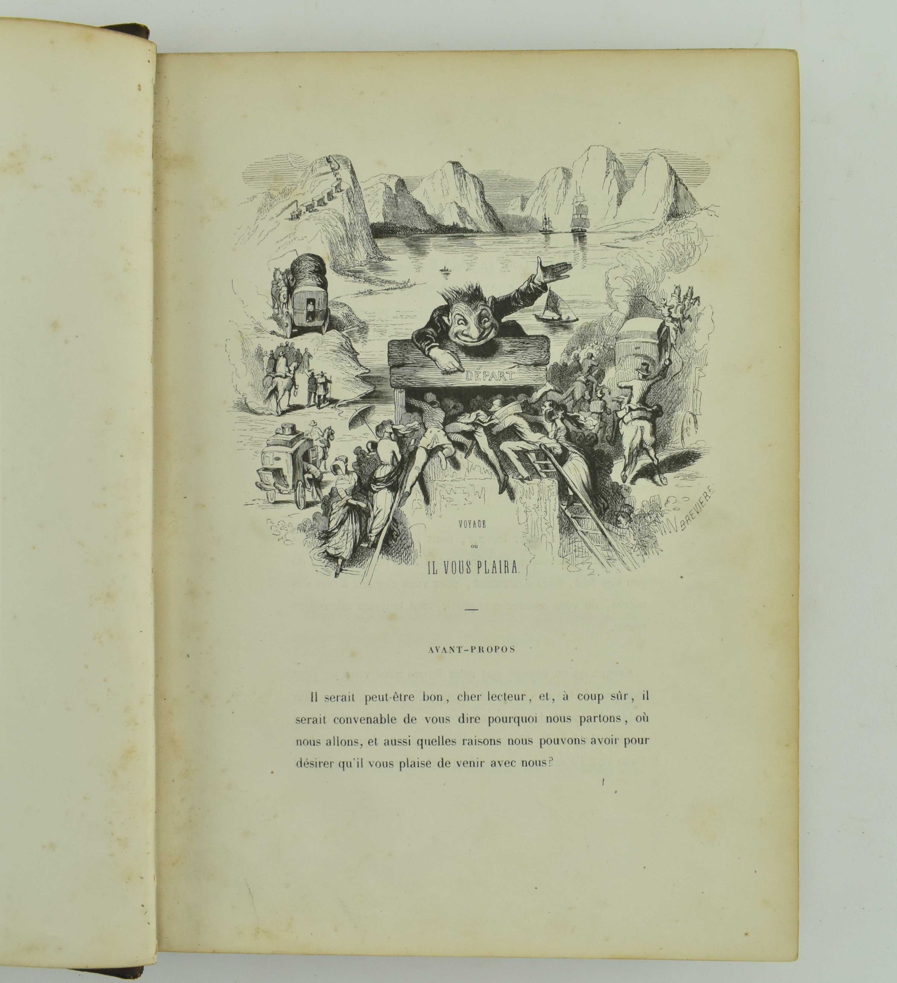 JOHANNOT, TONY. 1843 VOYAGE OU IL VOUS PLAIRA FIRST EDITION - Image 3 of 6