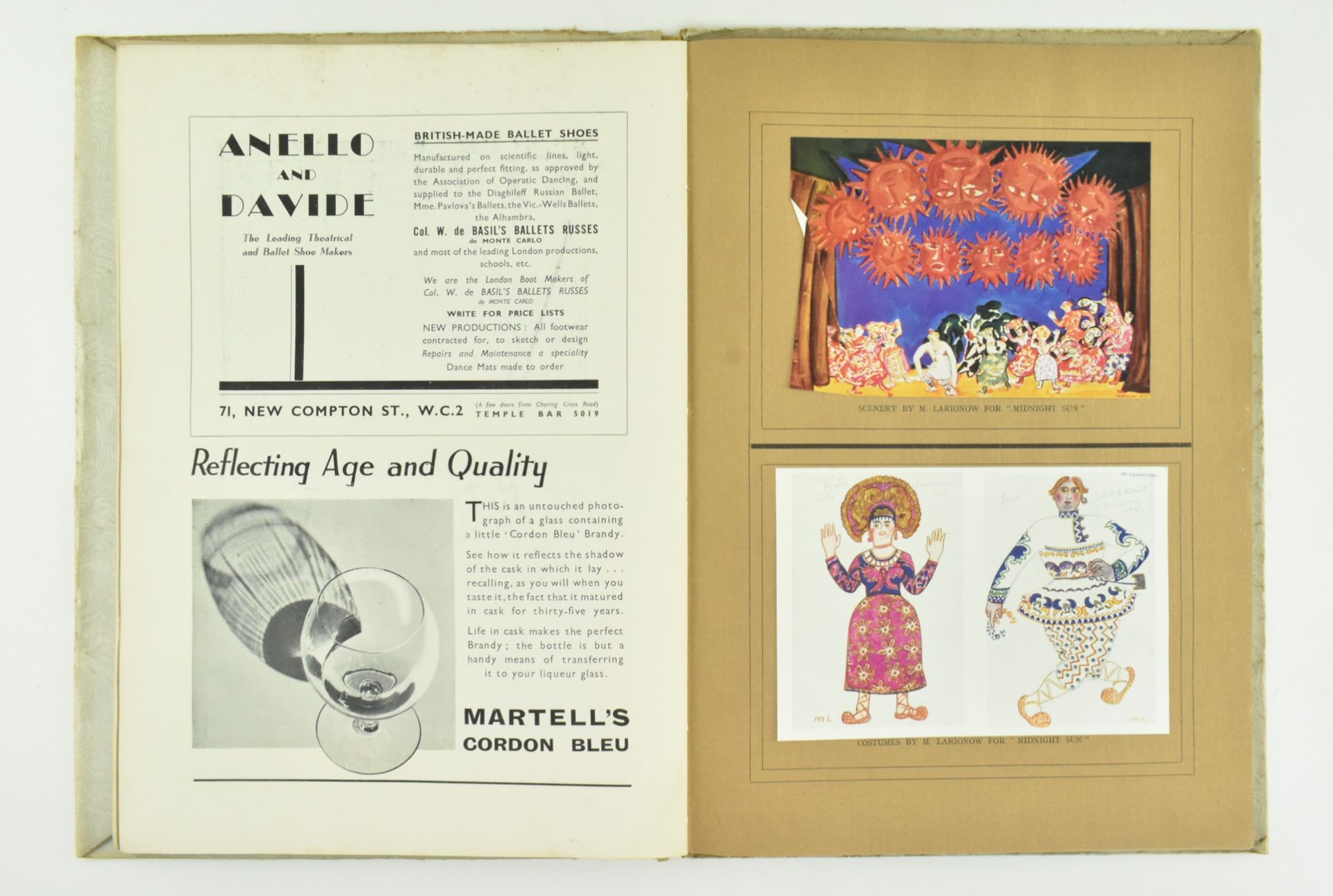 BALLETS RUSSE. COLLECTION OF 1930S ART DECO PROGRAMMES - Image 12 of 13