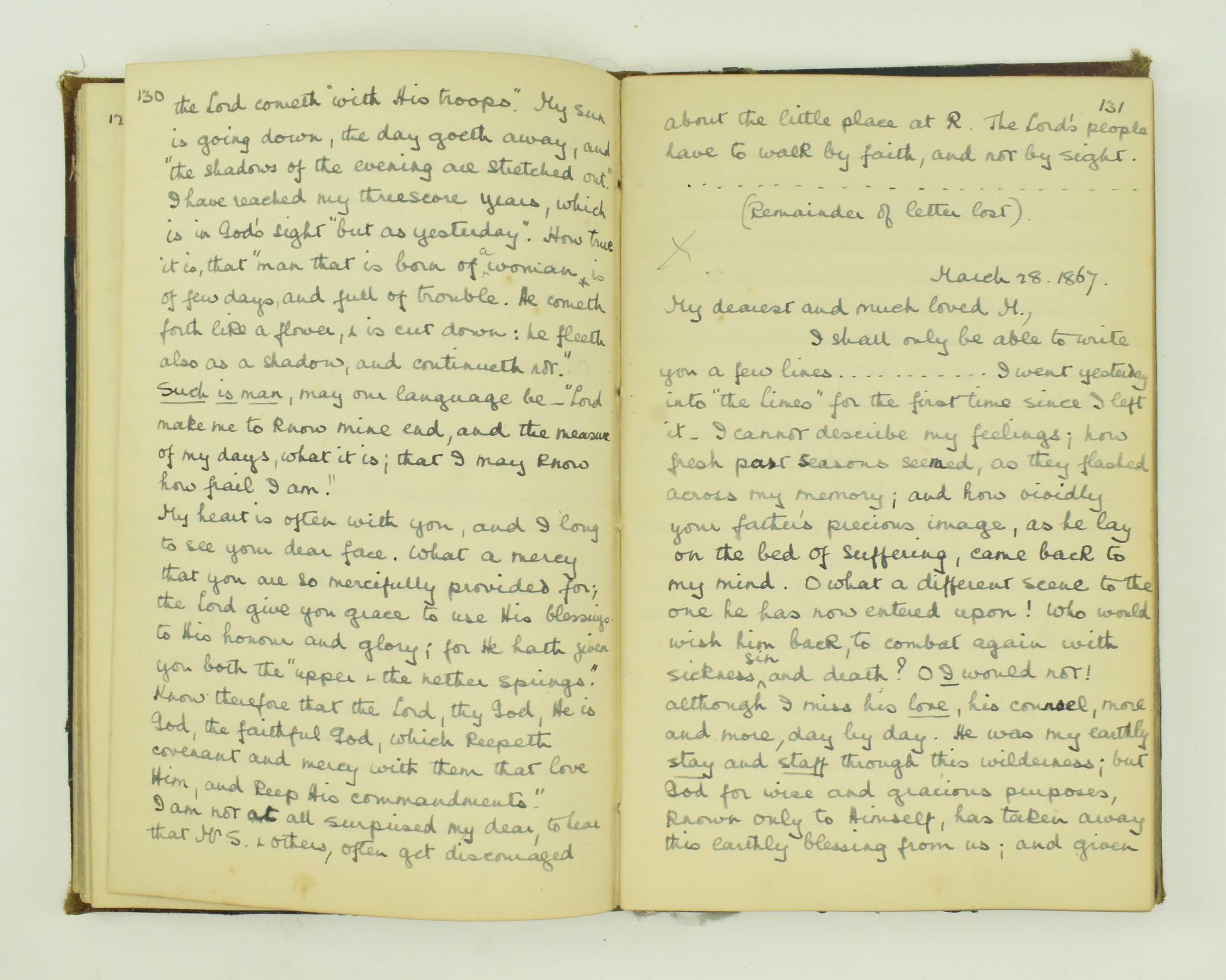 1917 MANUSCRIPT COPY OF THE WRITINGS OF MRS. TANNER - Bild 5 aus 5