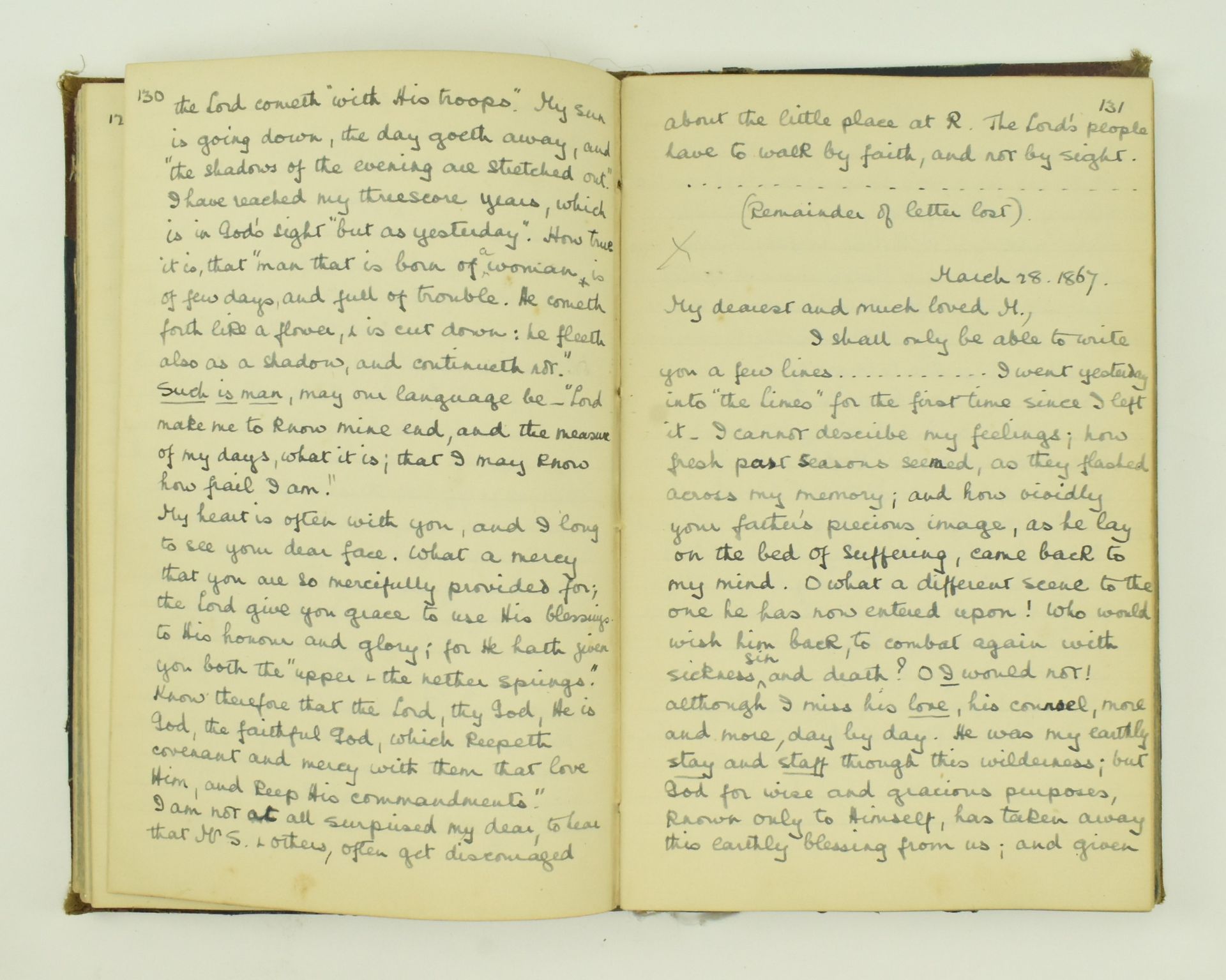 1917 MANUSCRIPT COPY OF THE WRITINGS OF MRS. TANNER - Image 5 of 5