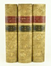 1867 BISHOP PERCY'S MANUSCRIPT BALLADS & ROMANCES, THREE VOLS