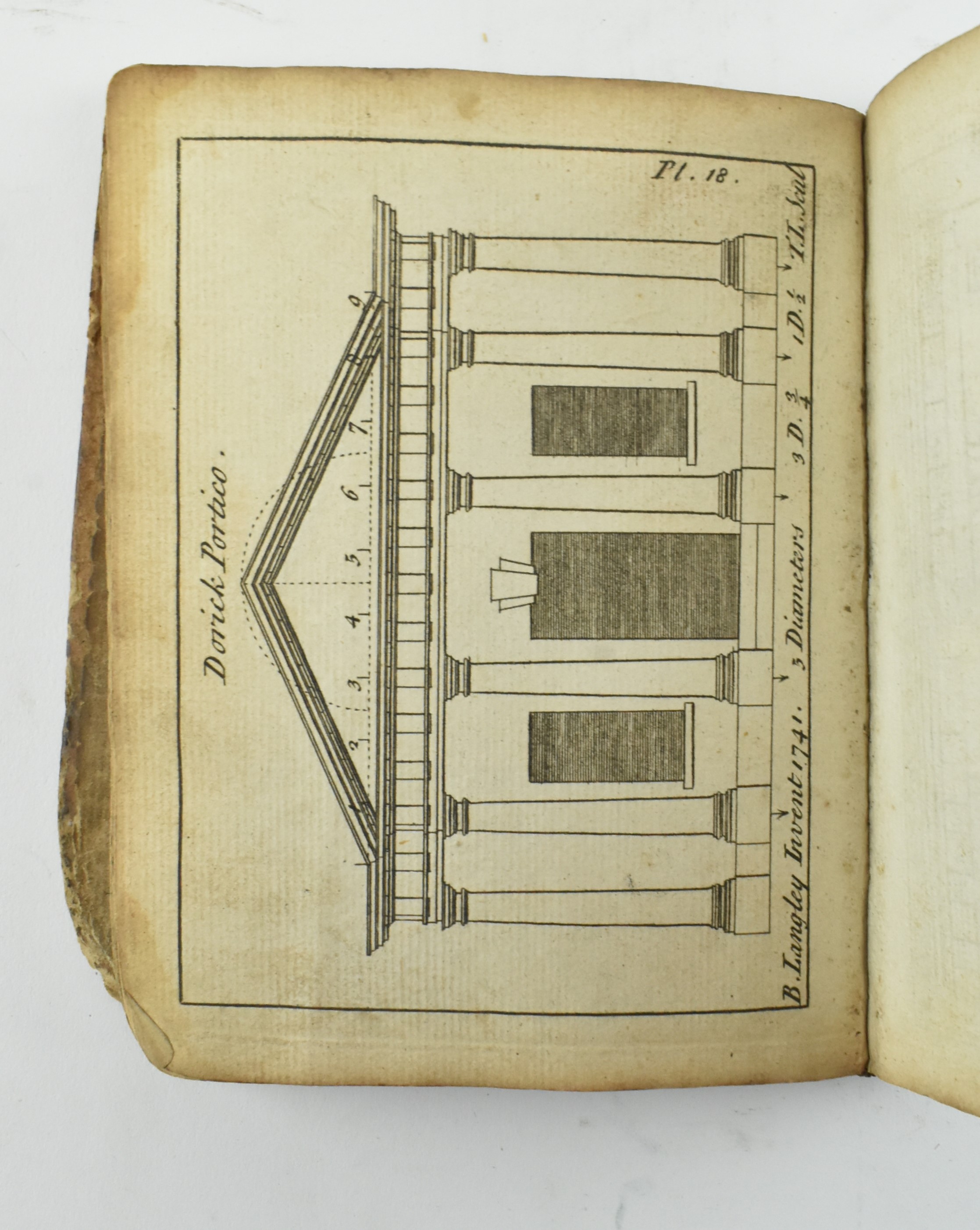 1757 THE BUILDER'S JEWEL, B. & T. LANGLEY. ARCHITECTURAL INTEREST - Image 2 of 8