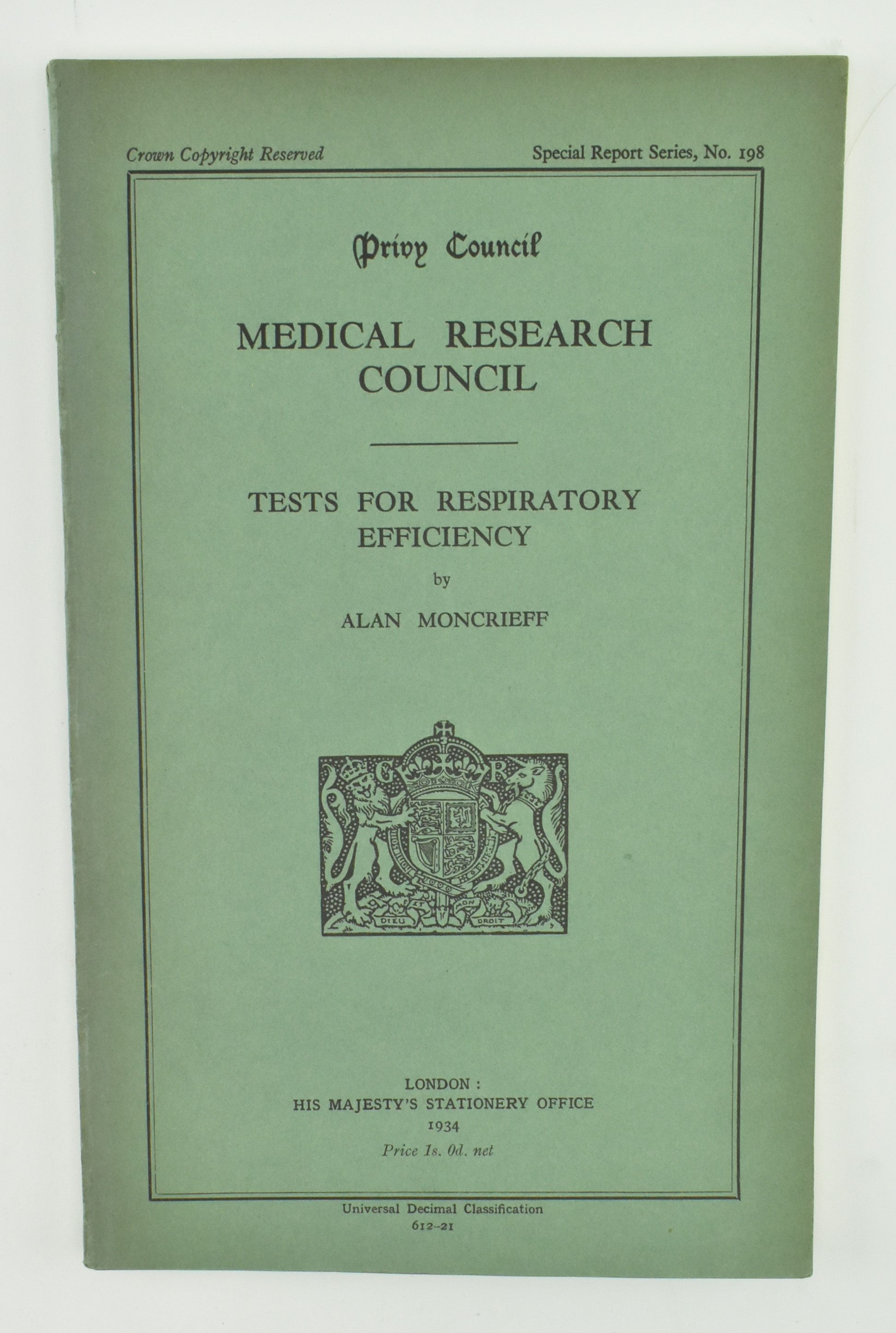 COLLECTION OF 8 INTER & POST WAR MEDICAL RESEARCH REPORTS - Bild 9 aus 14