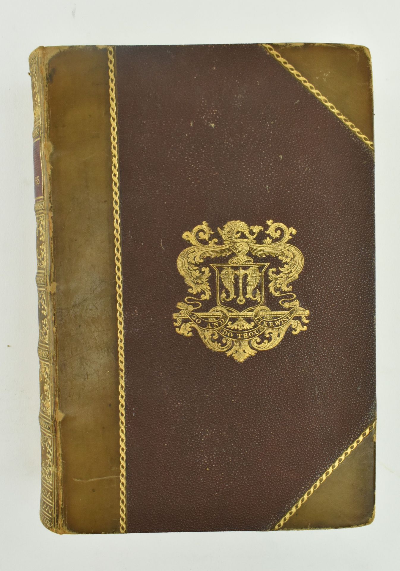 BINDINGS. COLLECTION OF VICTORIAN & LATER LEATHER BINDINGS - Image 8 of 9