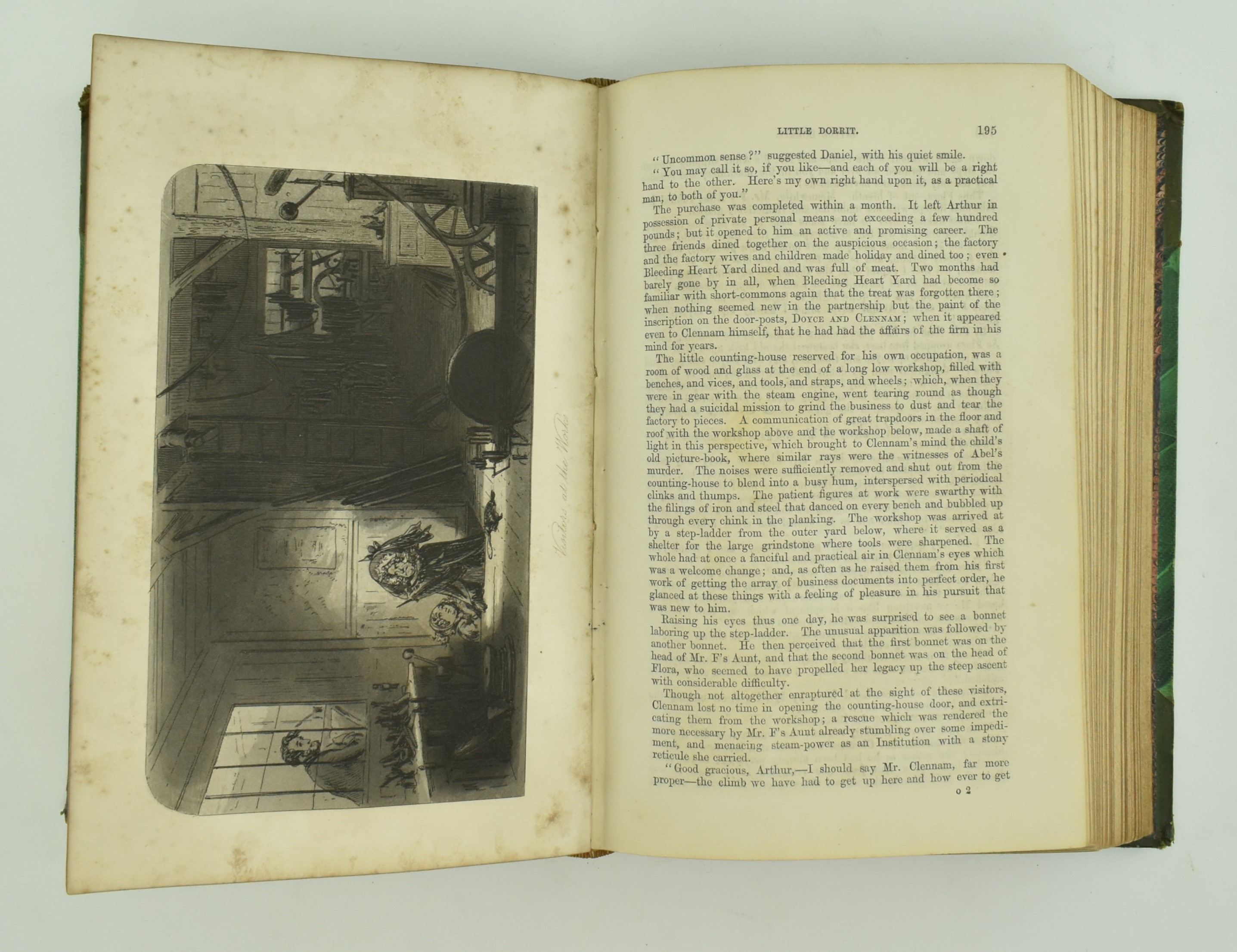 DICKENS, CHARLES. LITTLE DORRIT FIRST EDITION BOUND FROM PARTS - Image 6 of 7