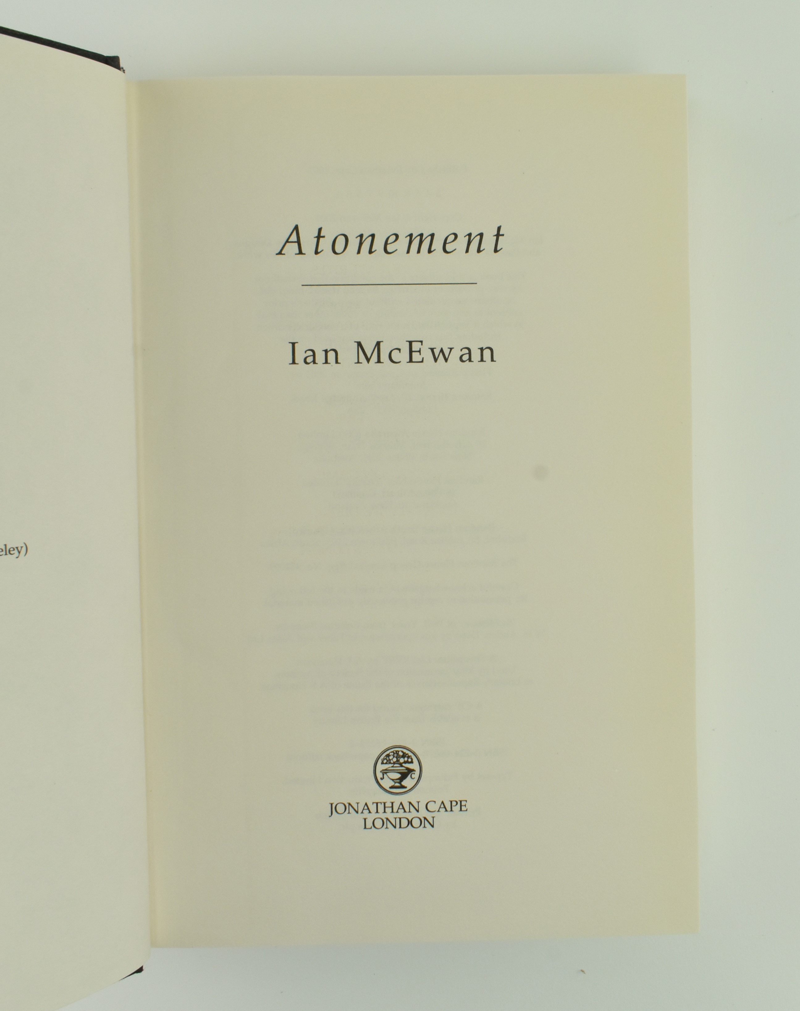 MODERN FIRST EDITIONS. COLLECTION OF MODERN FICTION WORKS - Image 11 of 12