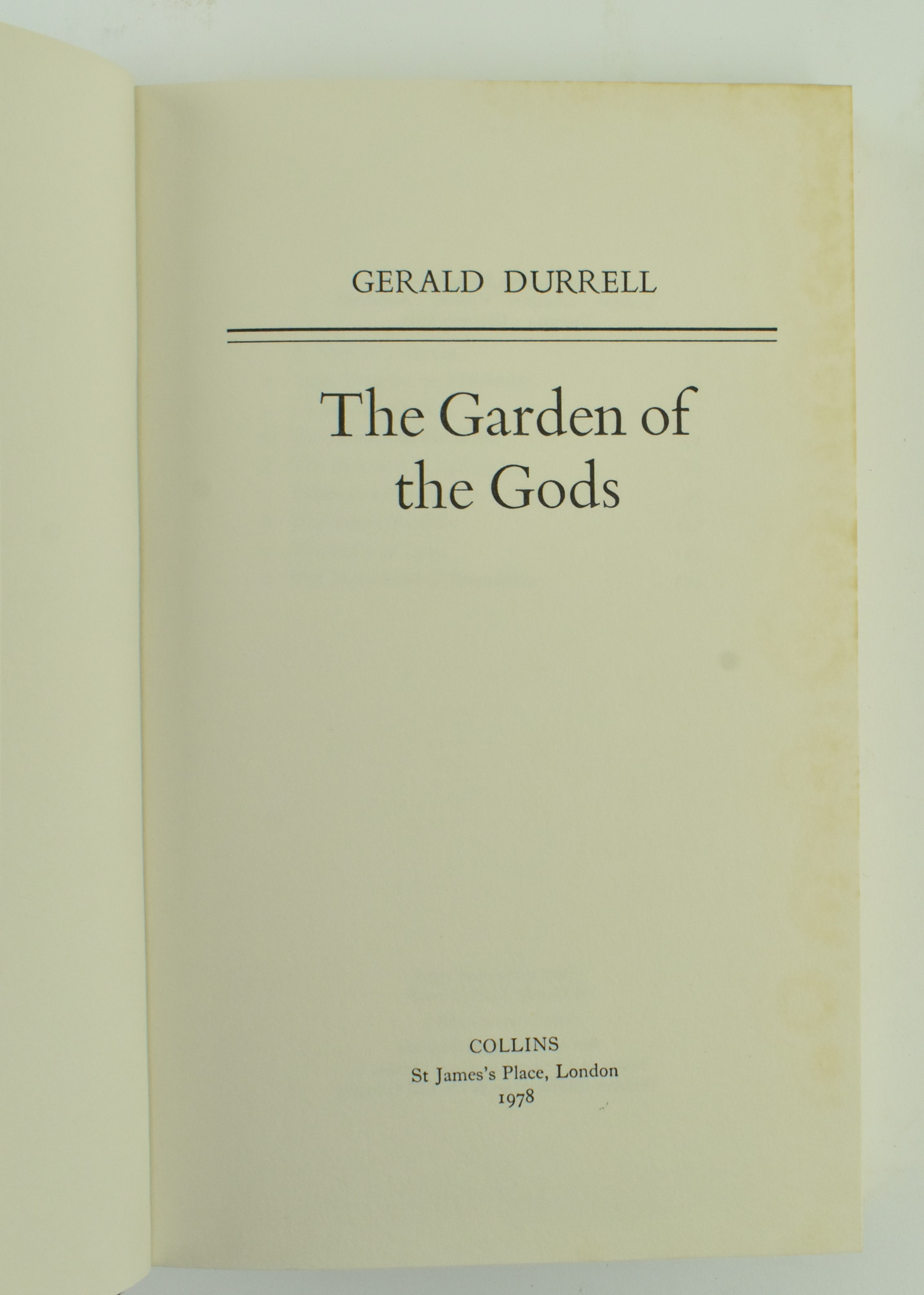 DURRELL, GERALD. SIX MODERN FIRST EDITIONS IN DUST WRAPPERS - Bild 6 aus 11