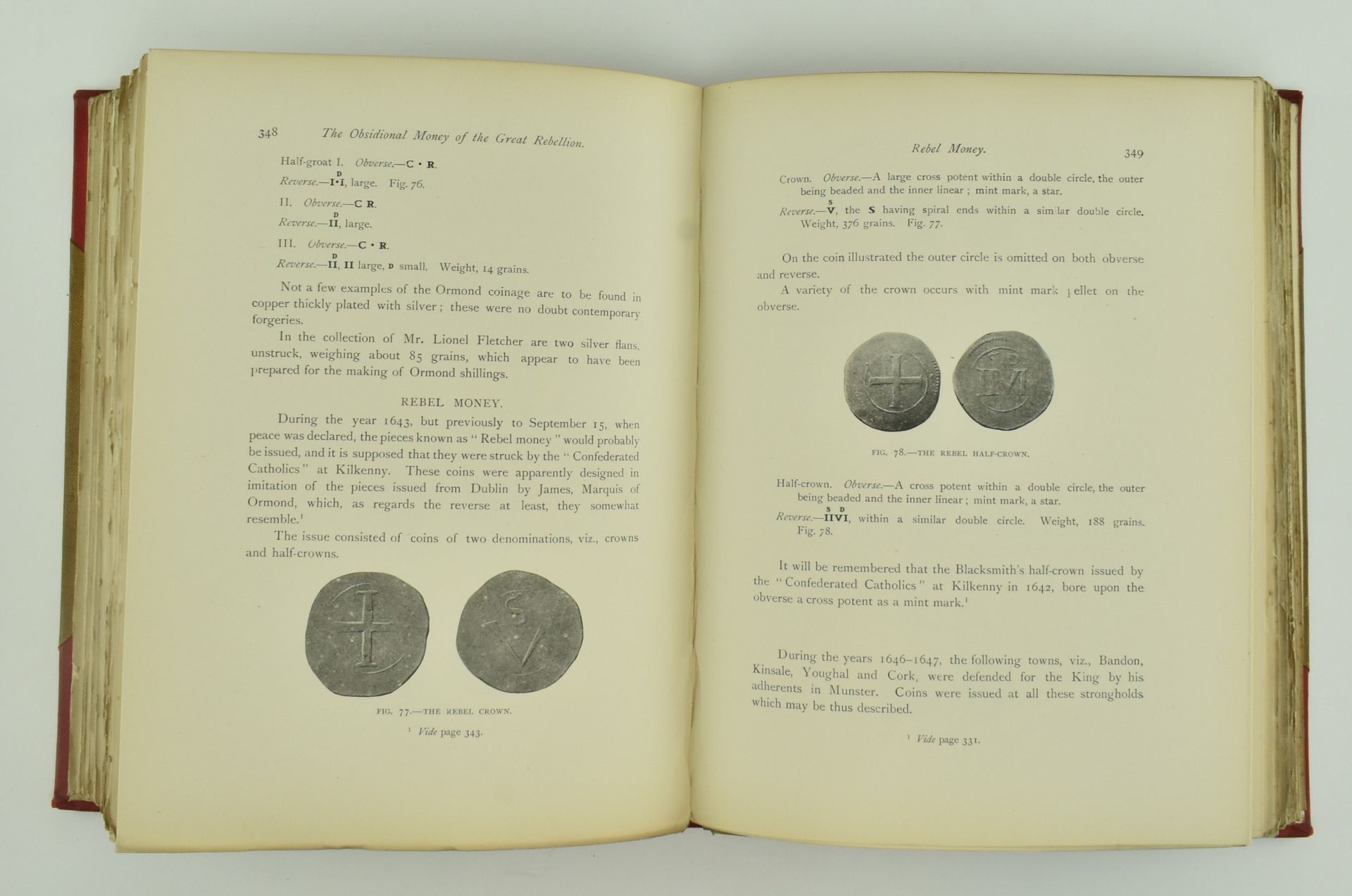1905 THE BRITISH NUMISMATIC JOURNAL FIRST SERIES VOL I & II - Image 8 of 8