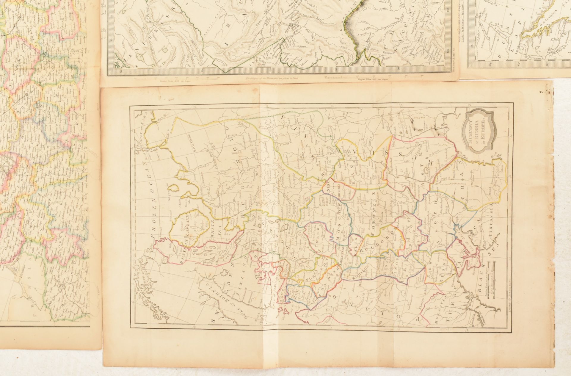 COLLECTION OF ELEVEN 19TH CENTURY MAPS OF RUSSIA & SIBERIA - Image 5 of 6
