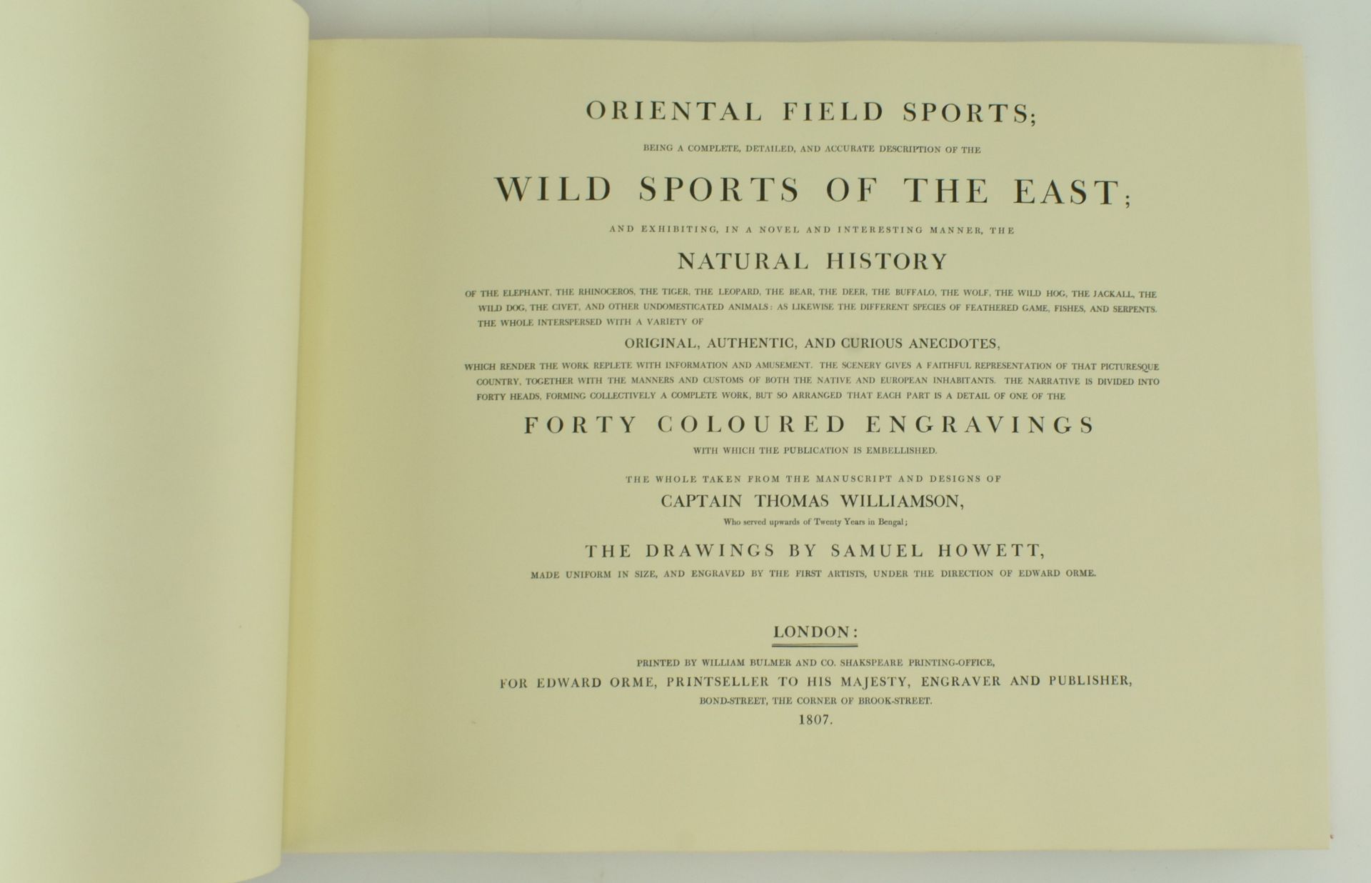 1984 WILD SPORTS OF THE EAST BY THOMAS WILLIAMSON FACSIMILE - Image 3 of 10
