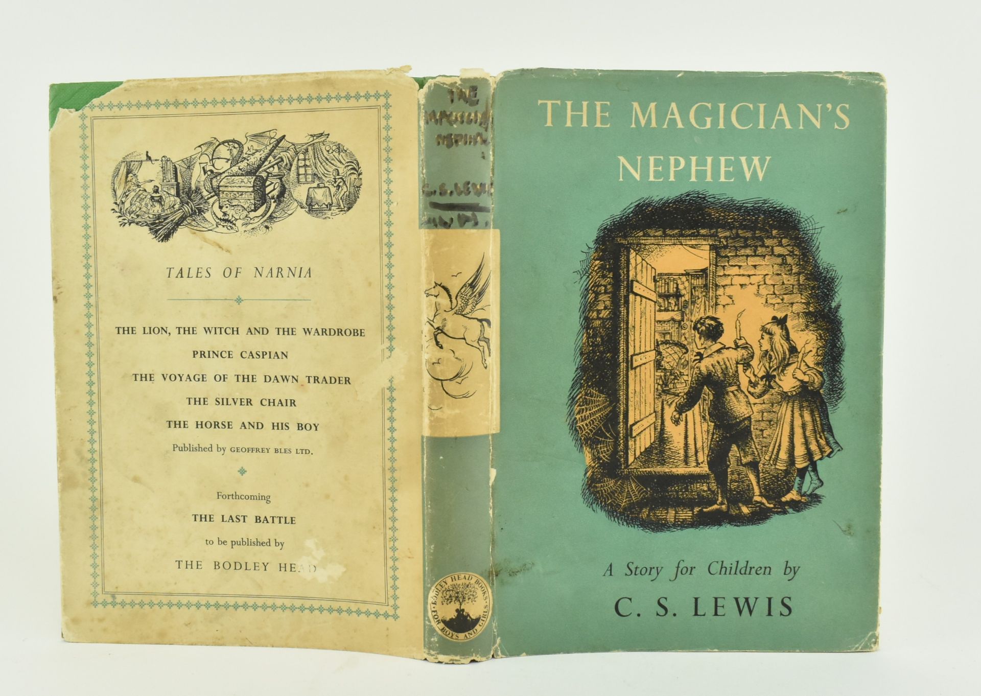 LEWIS, C. S. 1955 THE MAGICIAN'S NEPHEW FIRST ED IN DUST WRAPPER - Image 2 of 8