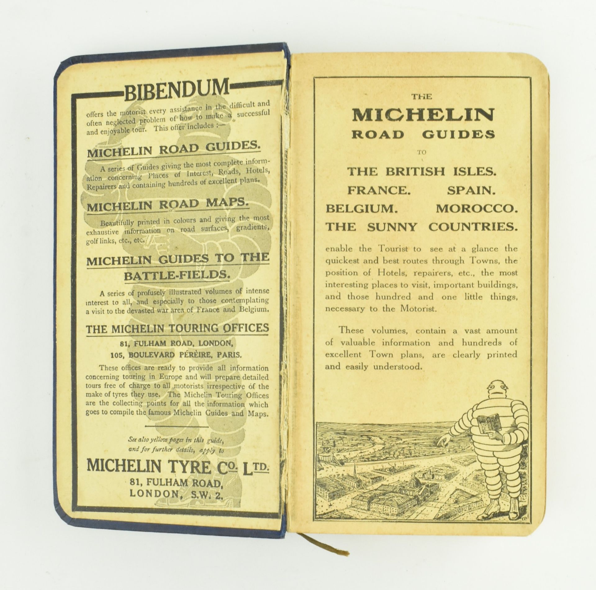 1920 MICHELIN GUIDE TO THE BRITISH ISLES & ONE OTHER - Bild 10 aus 16