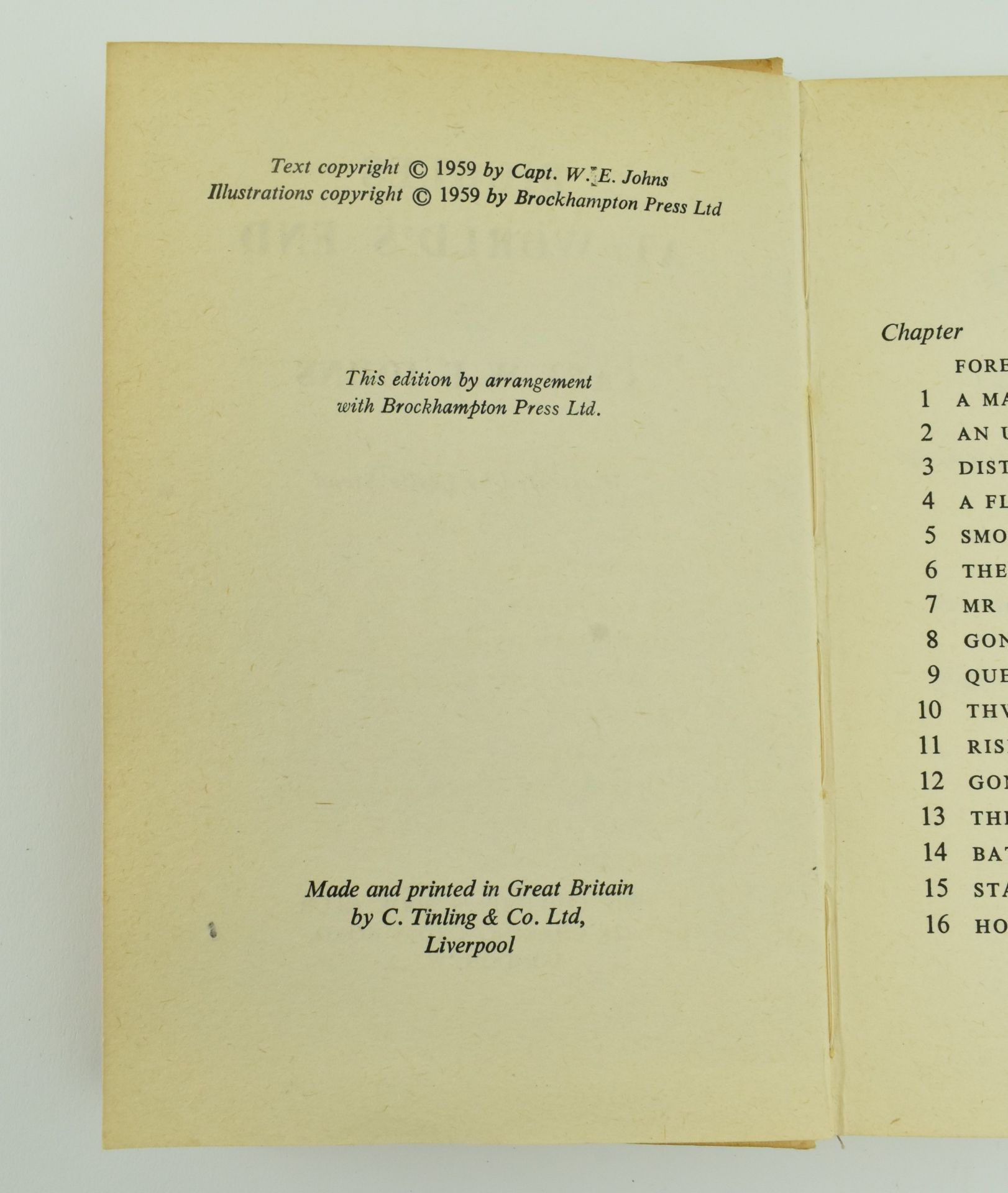 JOHNS, W. E. COLLECTION OF FIVE BIGGLES FIRST & EARLY EDITIONS - Image 8 of 13