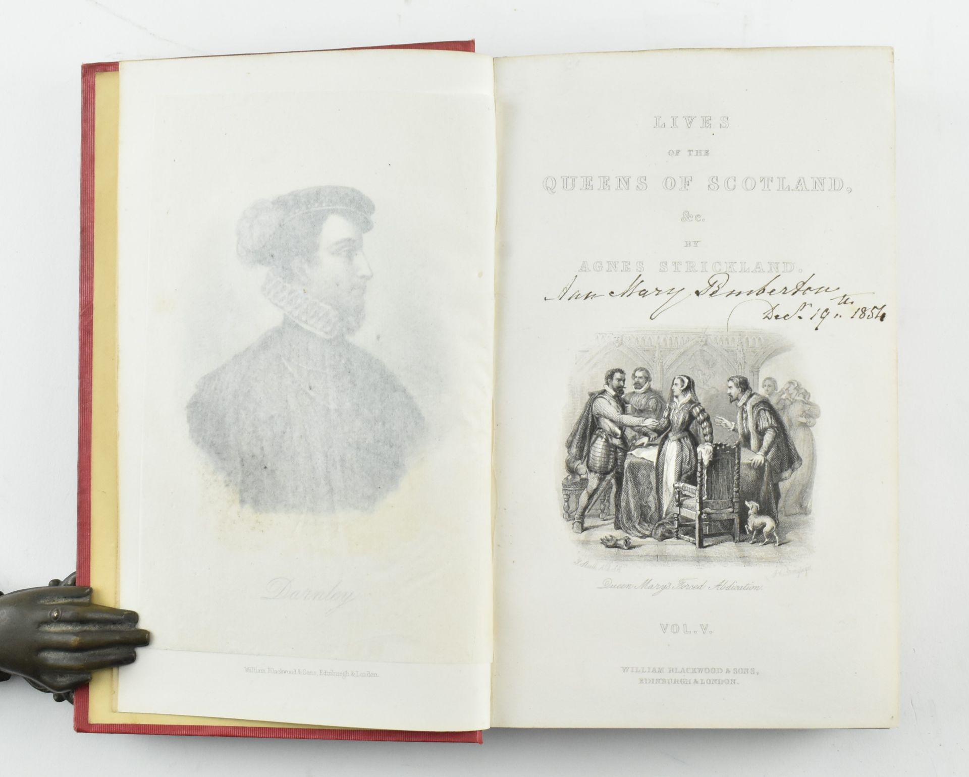 STRICKLAND, AGNES. THE QUEENS OF SCOTLAND IN EIGHT VOLUMES - Image 7 of 10