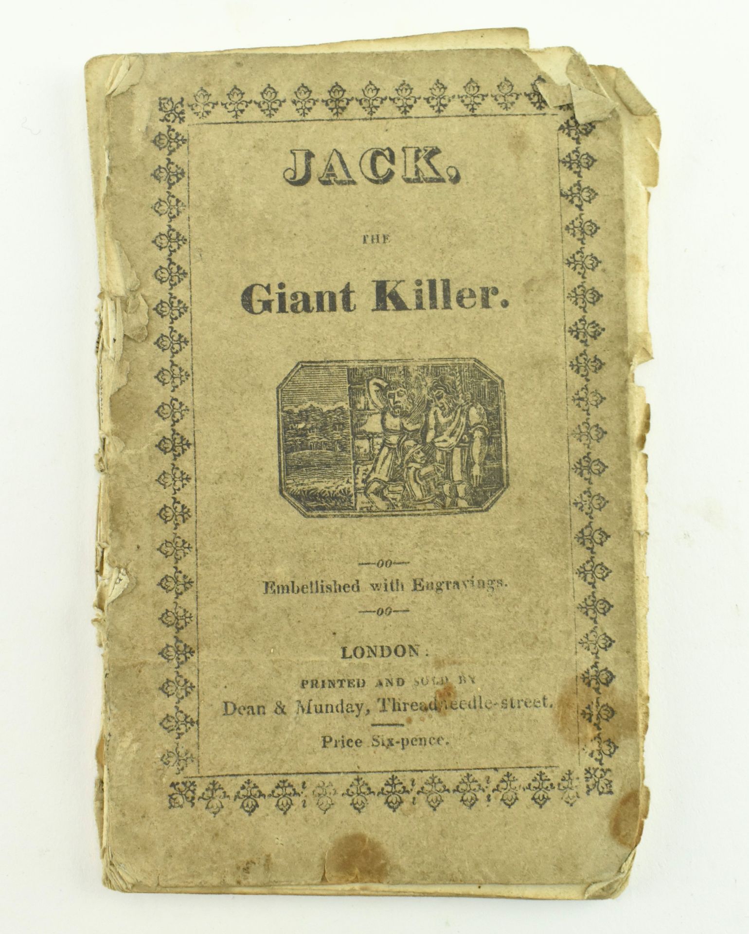 CHAPBOOK. CIRCA 1820 THE HISTORY OF JACK THE GIANT KILLER
