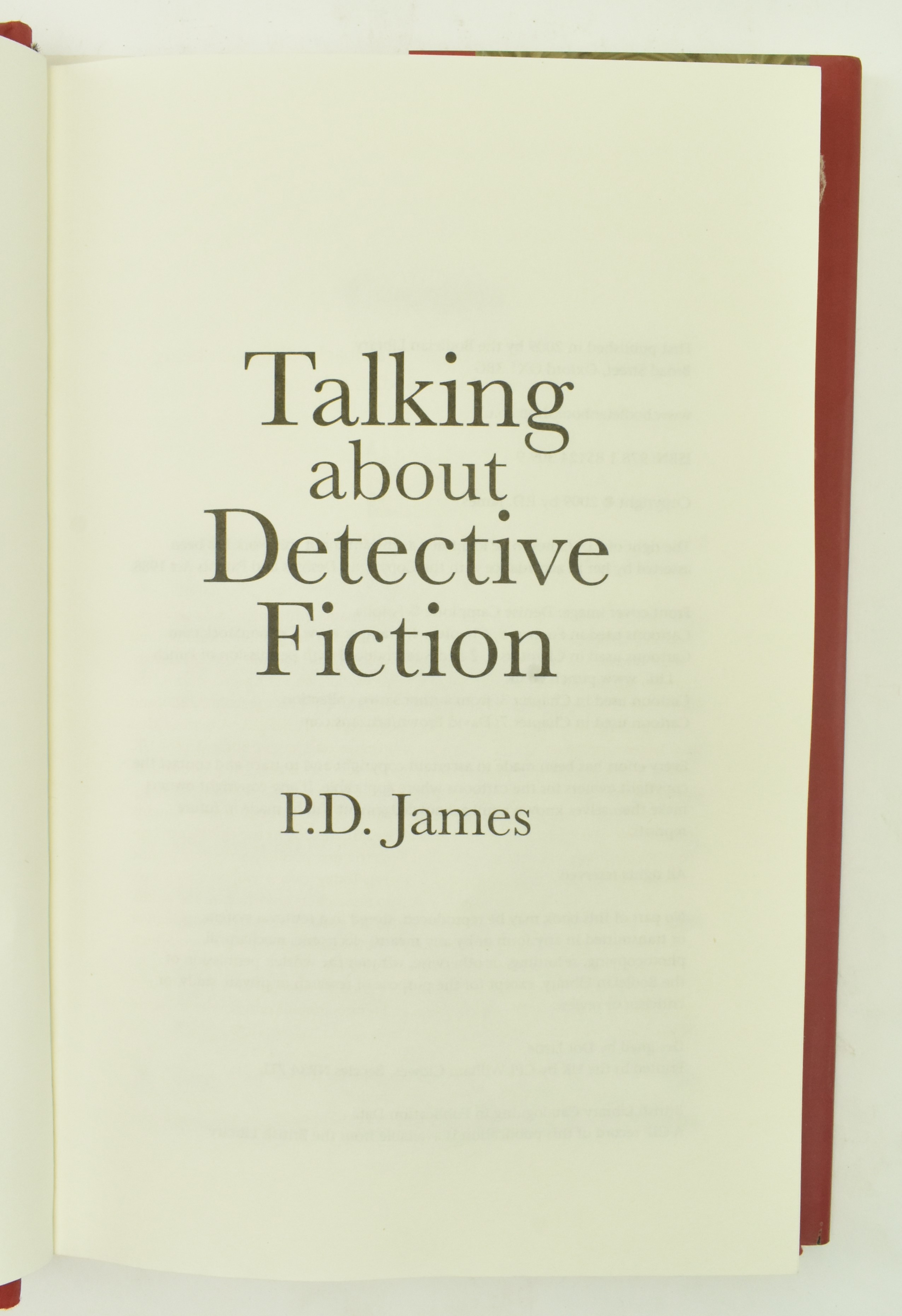 JAMES, P. D. FIVE MODERN FIRST EDITIONS INCL. SIGNED LETTER - Image 5 of 14