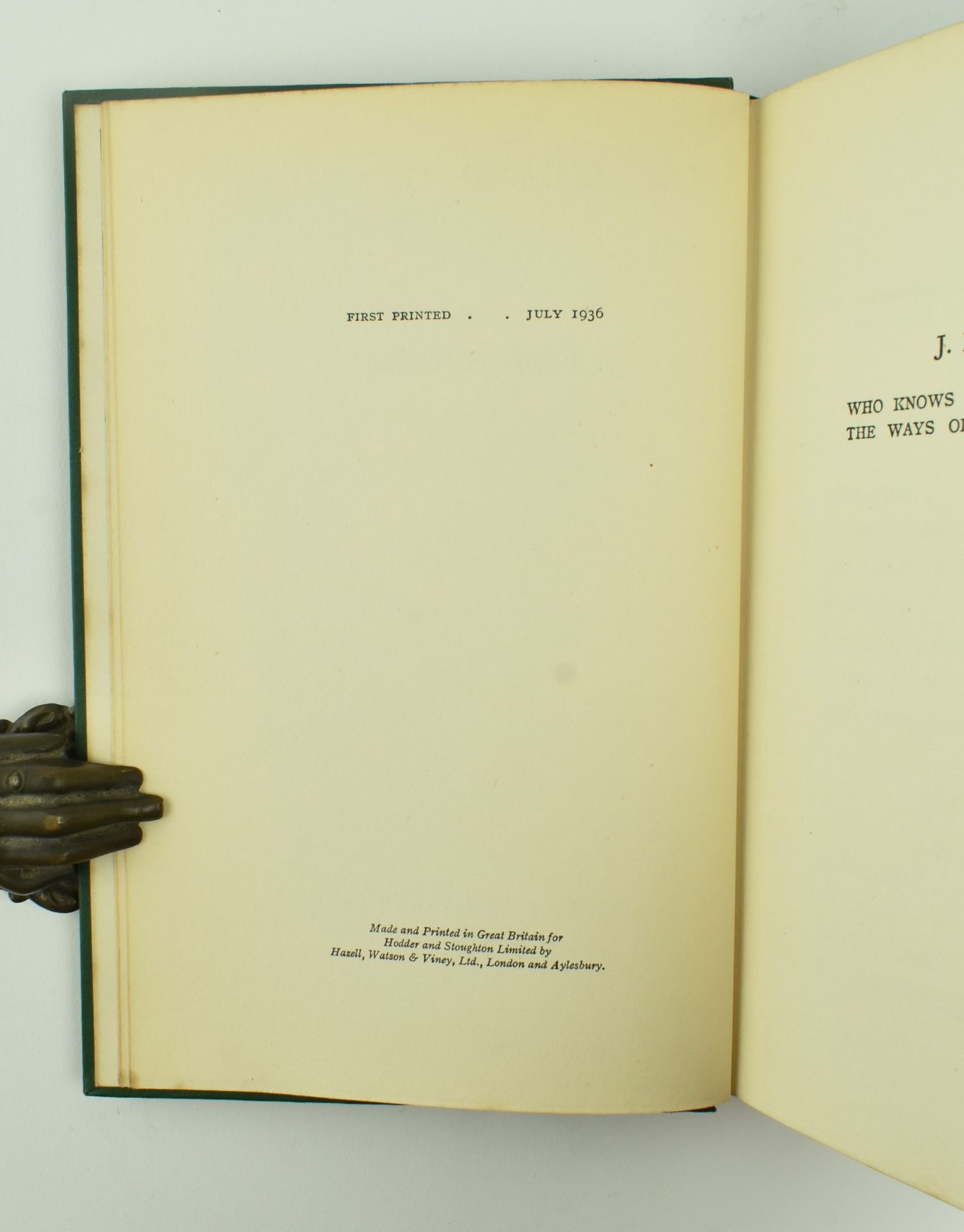BUCHAN, JOHN. COLLECTION OF THREE FIRST EDITION BOOKS - Bild 4 aus 12