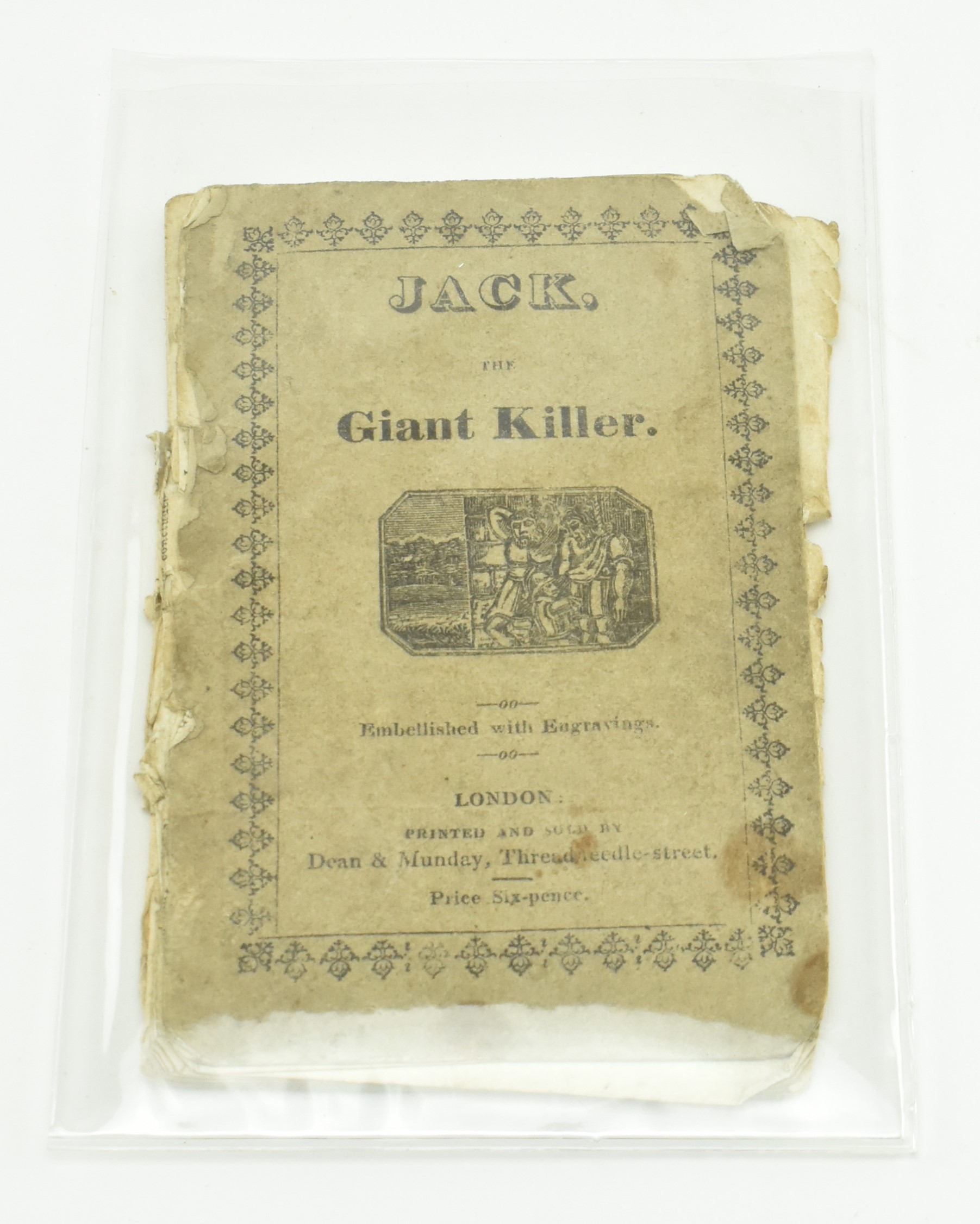 CHAPBOOK. CIRCA 1820 THE HISTORY OF JACK THE GIANT KILLER - Image 8 of 8