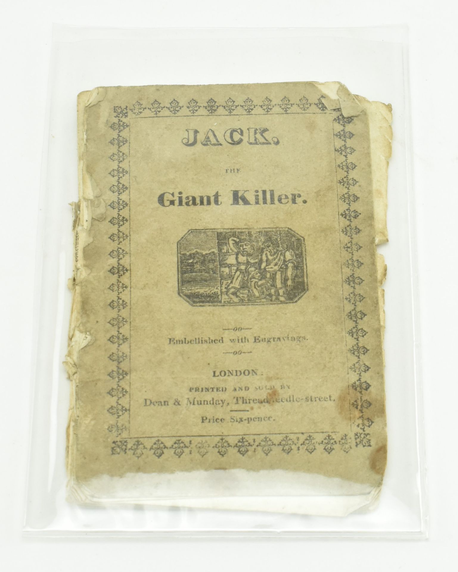 CHAPBOOK. CIRCA 1820 THE HISTORY OF JACK THE GIANT KILLER - Bild 8 aus 8