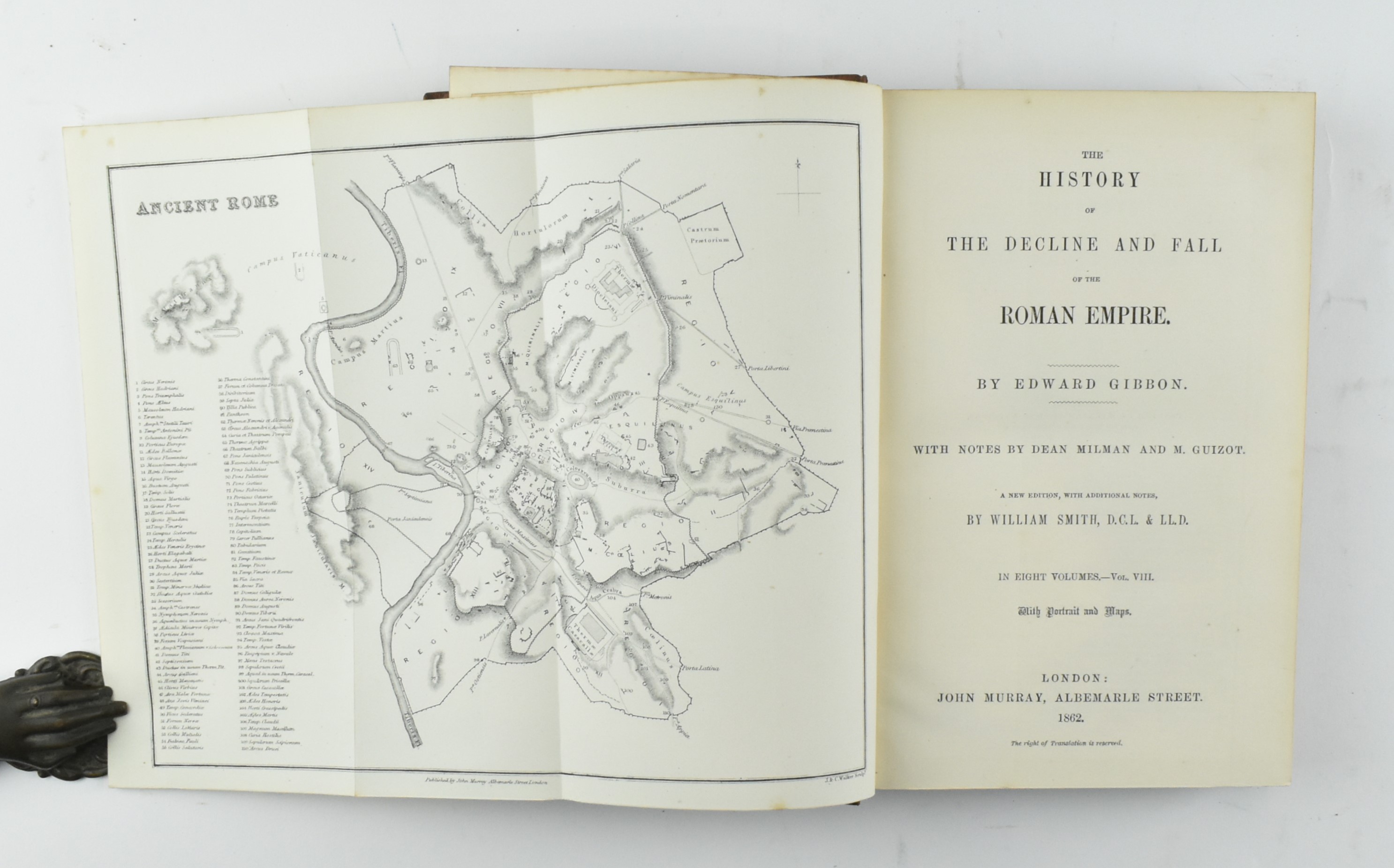 GIBBON, EDWARD. 1862 8VOL DECLINE AND FALL OF THE ROMAN EMPIRE - Bild 6 aus 8