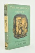 LEWIS, C. S. 1955 THE MAGICIAN'S NEPHEW FIRST ED IN DUST WRAPPER